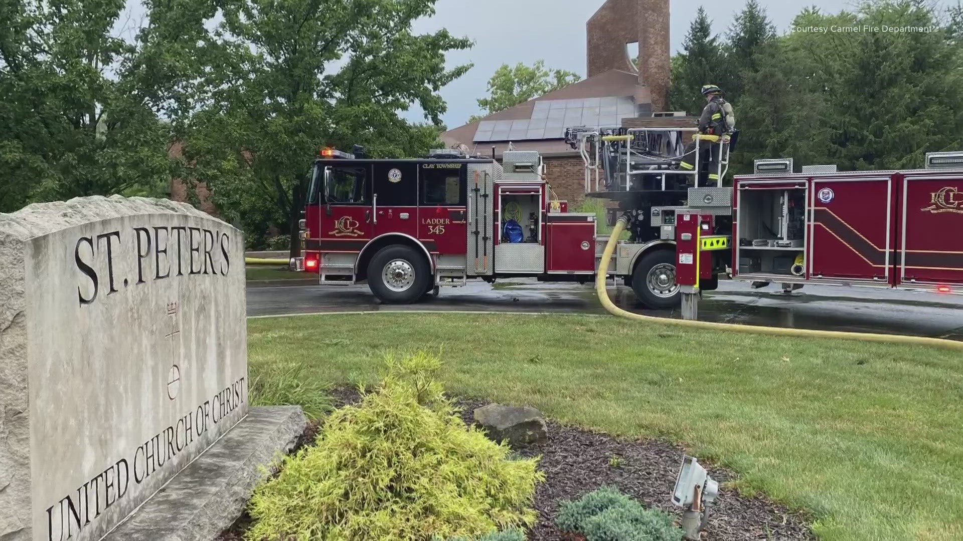 Lightning is likely cause for Carmel church fire | wthr.com