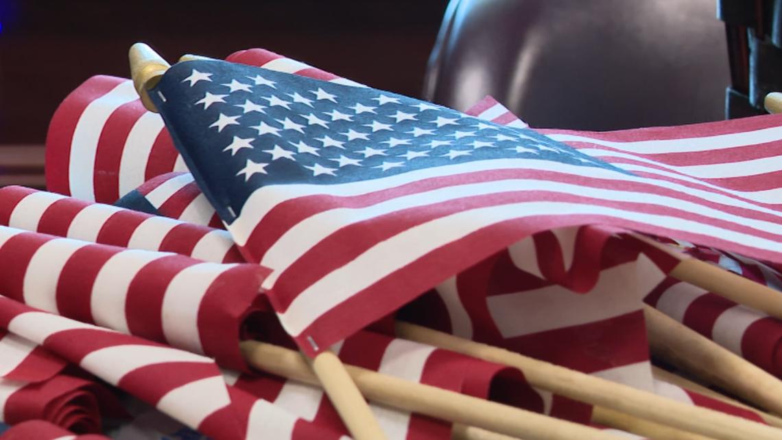 Controversy brews in Jay Co. town over mayor's placement of American flags for July 4th celebration