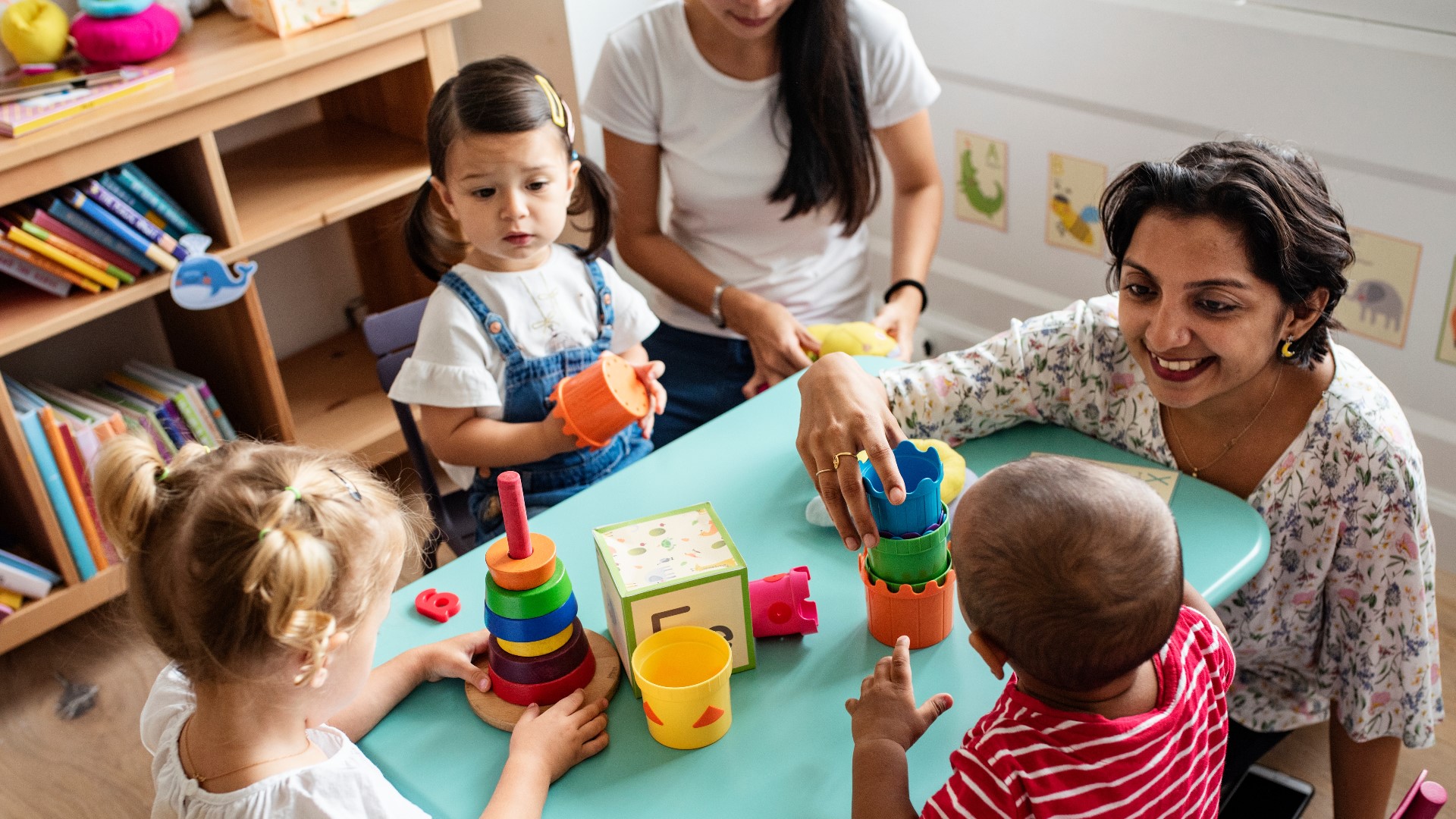 The Iowa Child Care Connect website can map locations of child care centers on someone's route to work or identify centers that have availability.