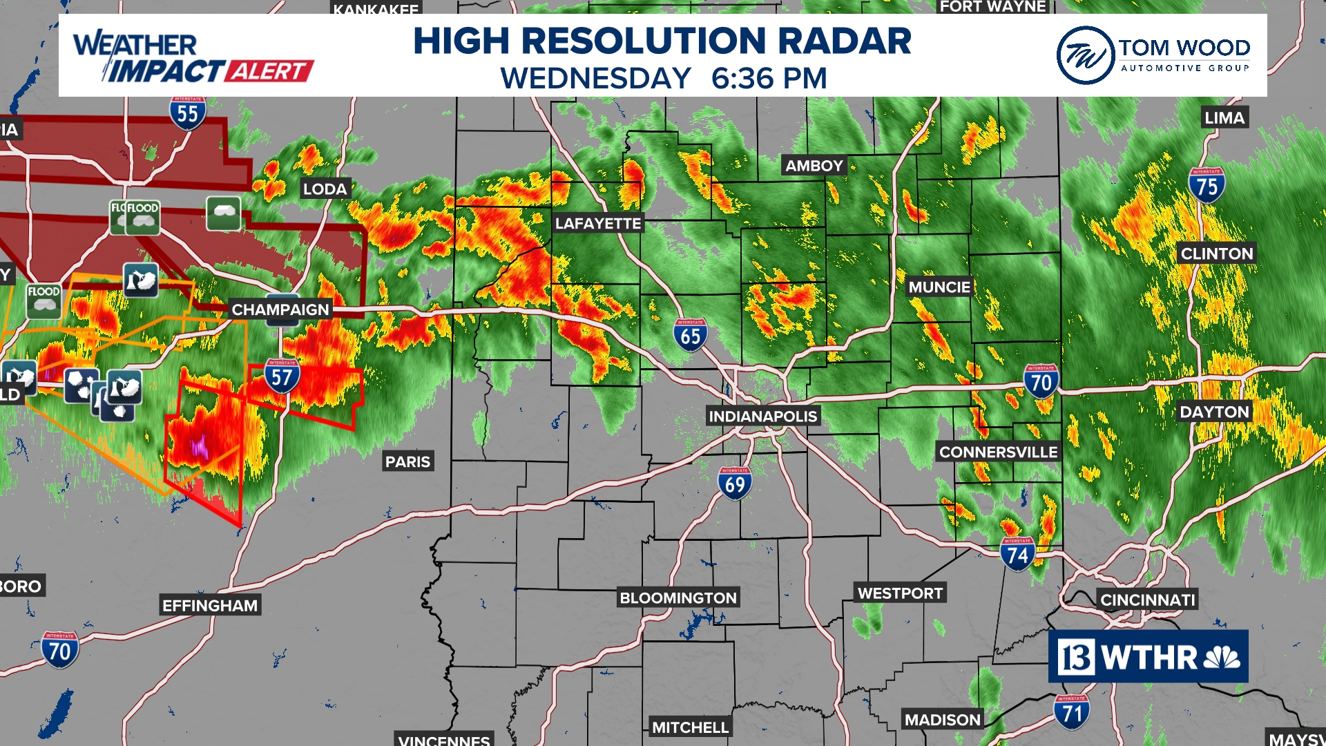 Weather Impact Alert for severe storms across Indiana | 13Weather Blog ...