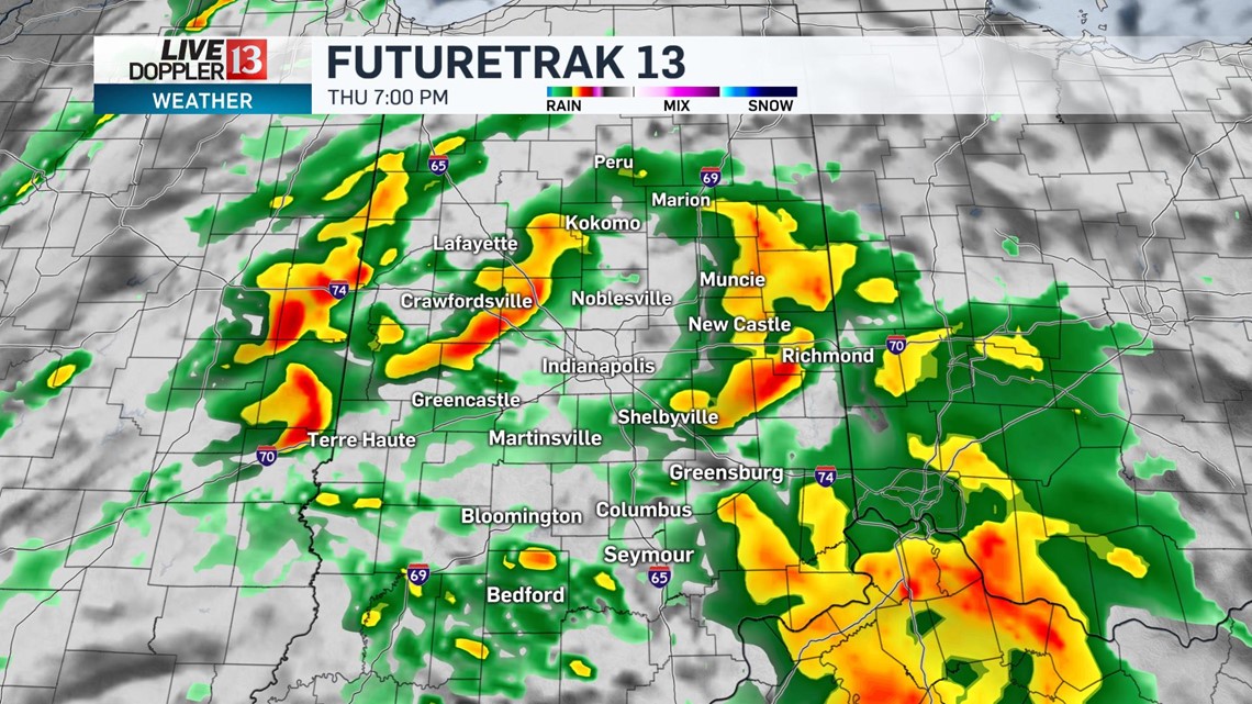 Timeline for Thursday Storms - Live Doppler 13 Weather Blog | wthr.com