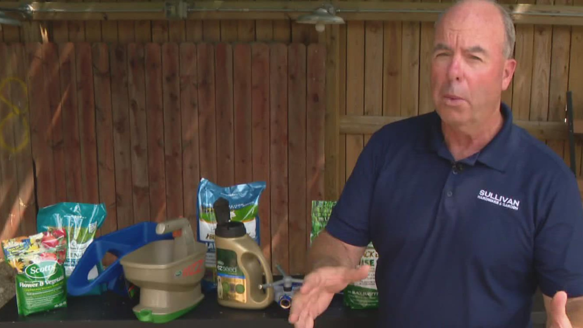 Pat says now is the time to prepare the ground and plant grass seed.