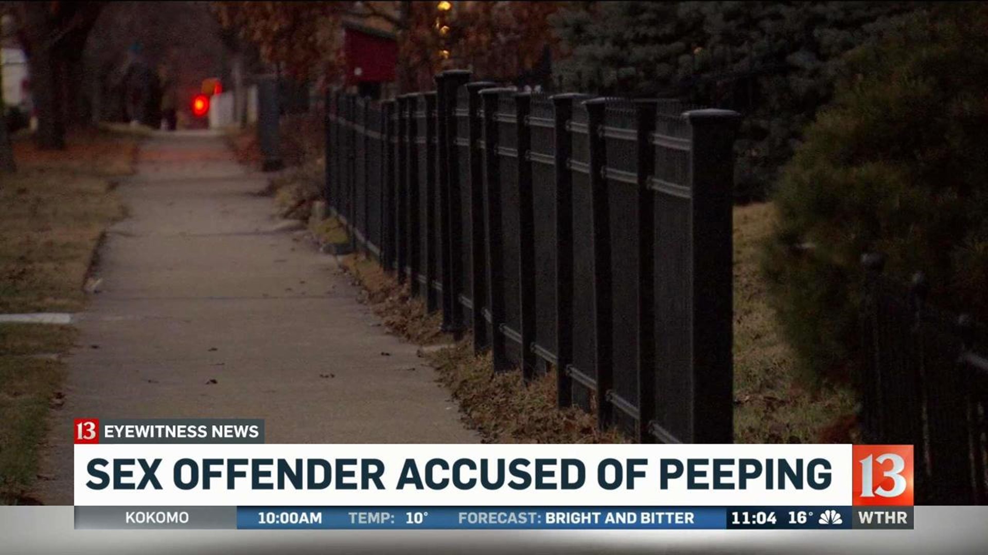 Fed up with repeated peeping incidents, neighbors help police track down suspect wthr photo