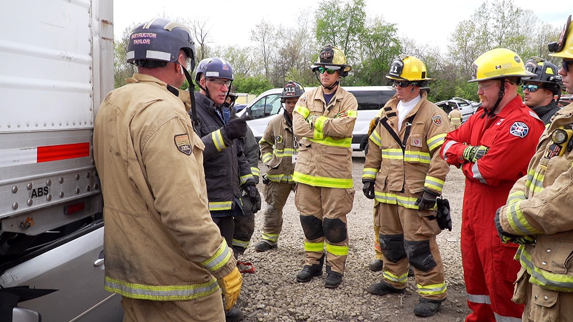 Ukrainians join firefighters at Indianapolis conference