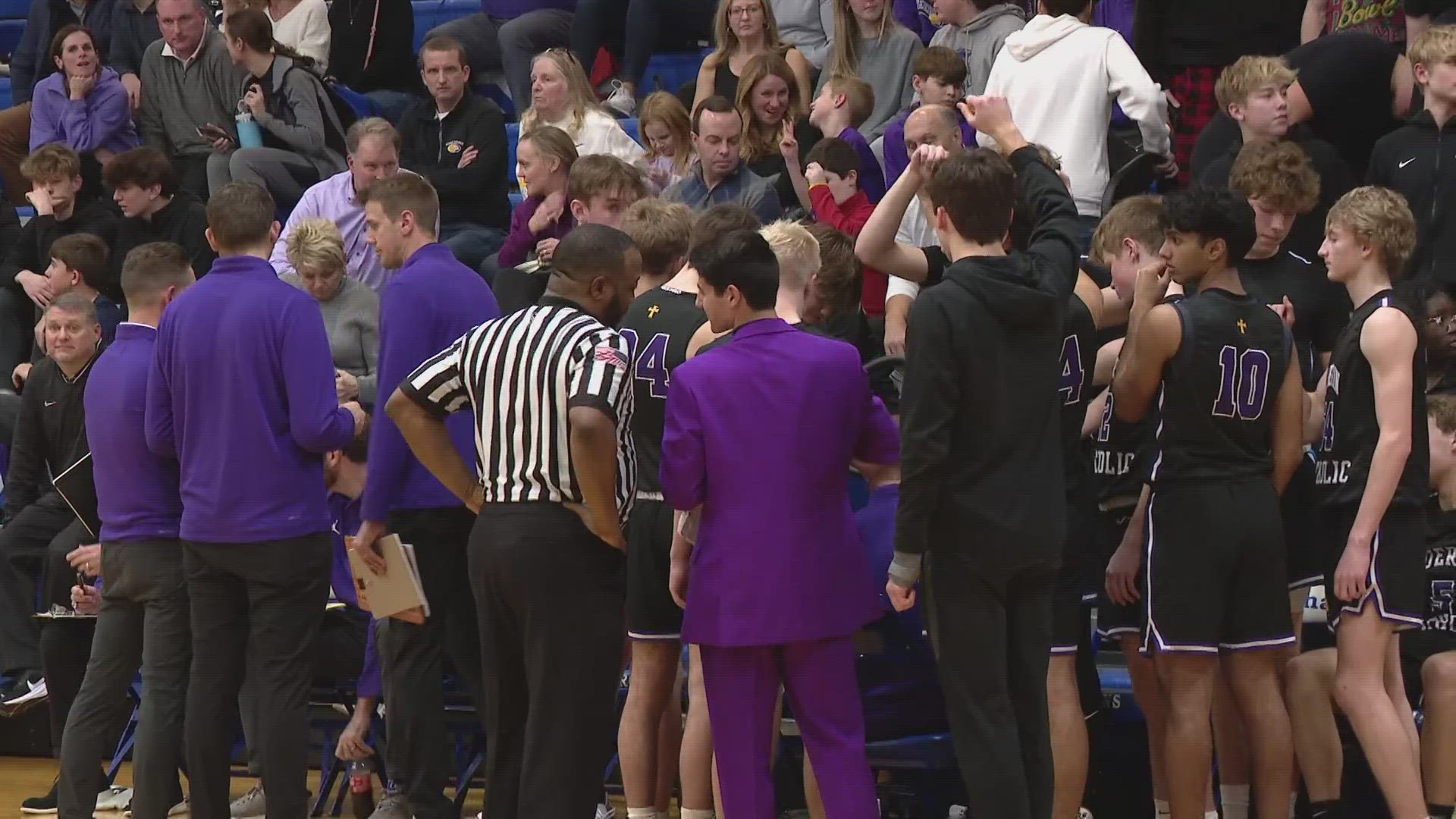 Guerin Catholic topped Bishop Chatard 56-52 Friday night on Operation Basketball.