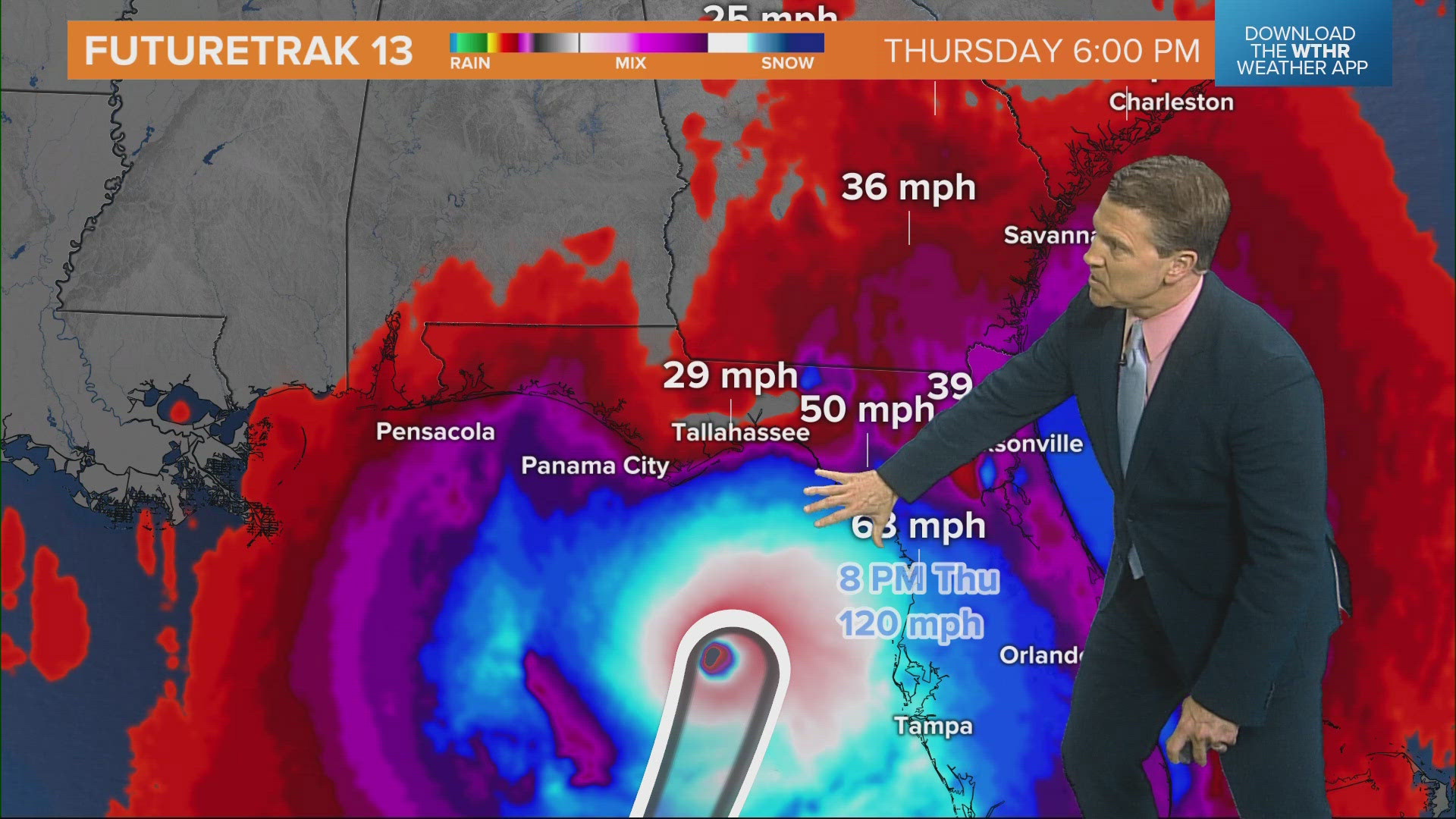 Take advantage of some dry time through Thursday because rain and wind from Hurricane Helene arrive on Friday.