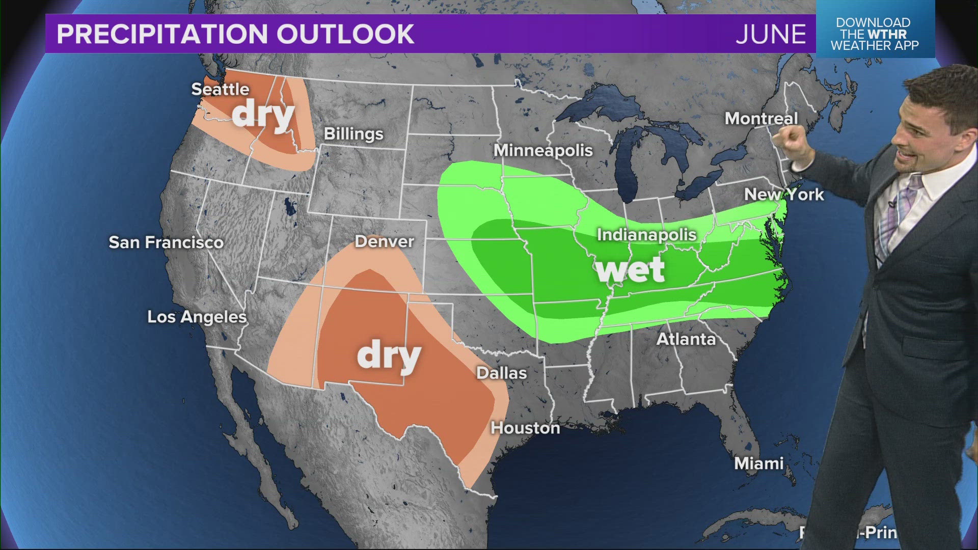 June is our wettest and brightest month of the year with longer days and shorter nights. What is this June looking like for Indiana?