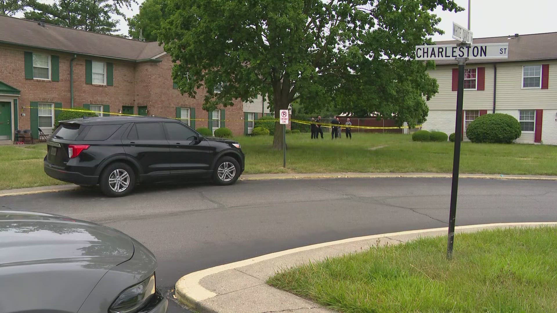 Two people were shot this morning at an apartment complex in Speedway.