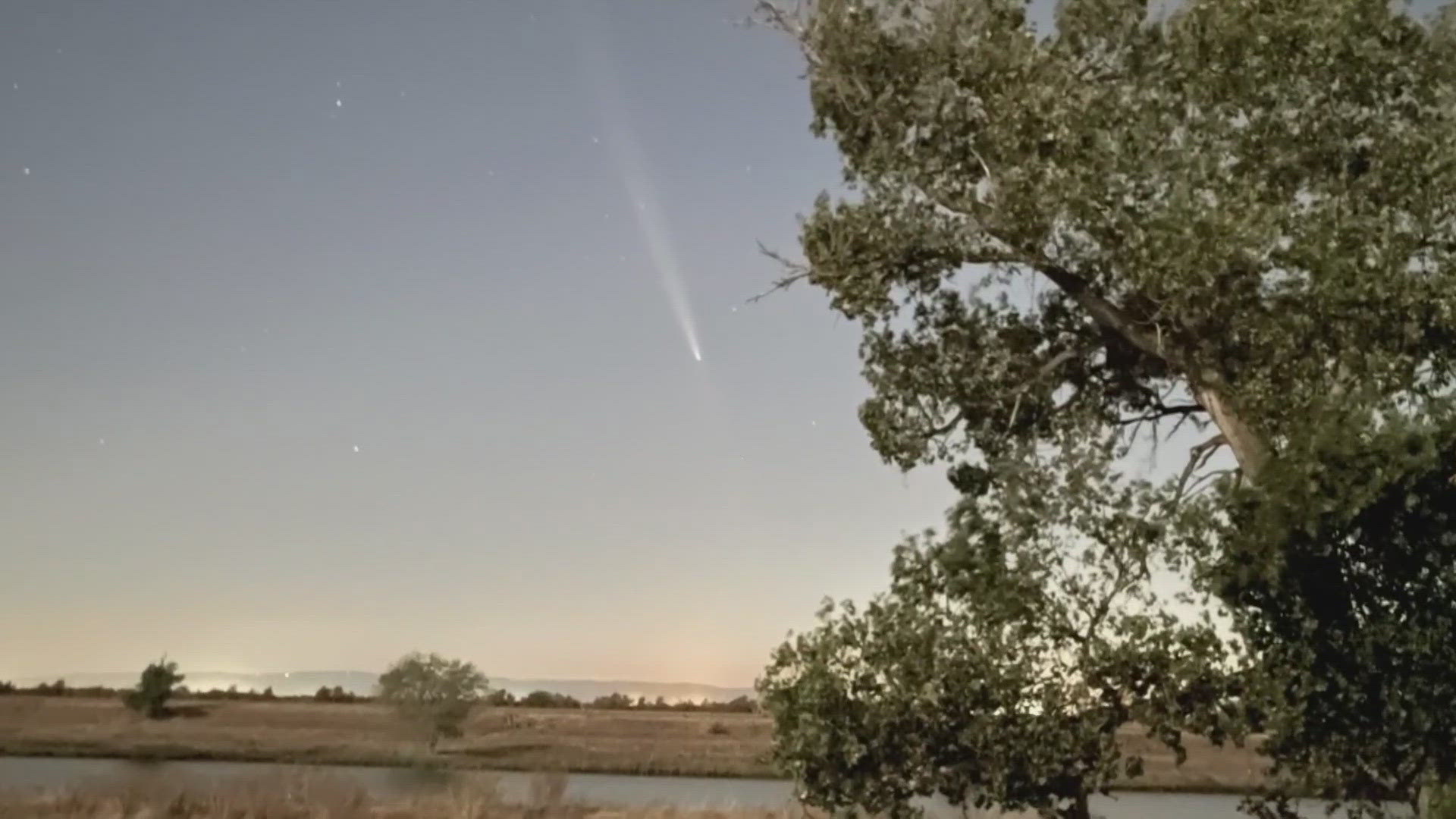 It would be best to have a telescope, binoculars or a camera with a zoom lens for the prime viewing experience. The comet could still be seen with the naked eye.