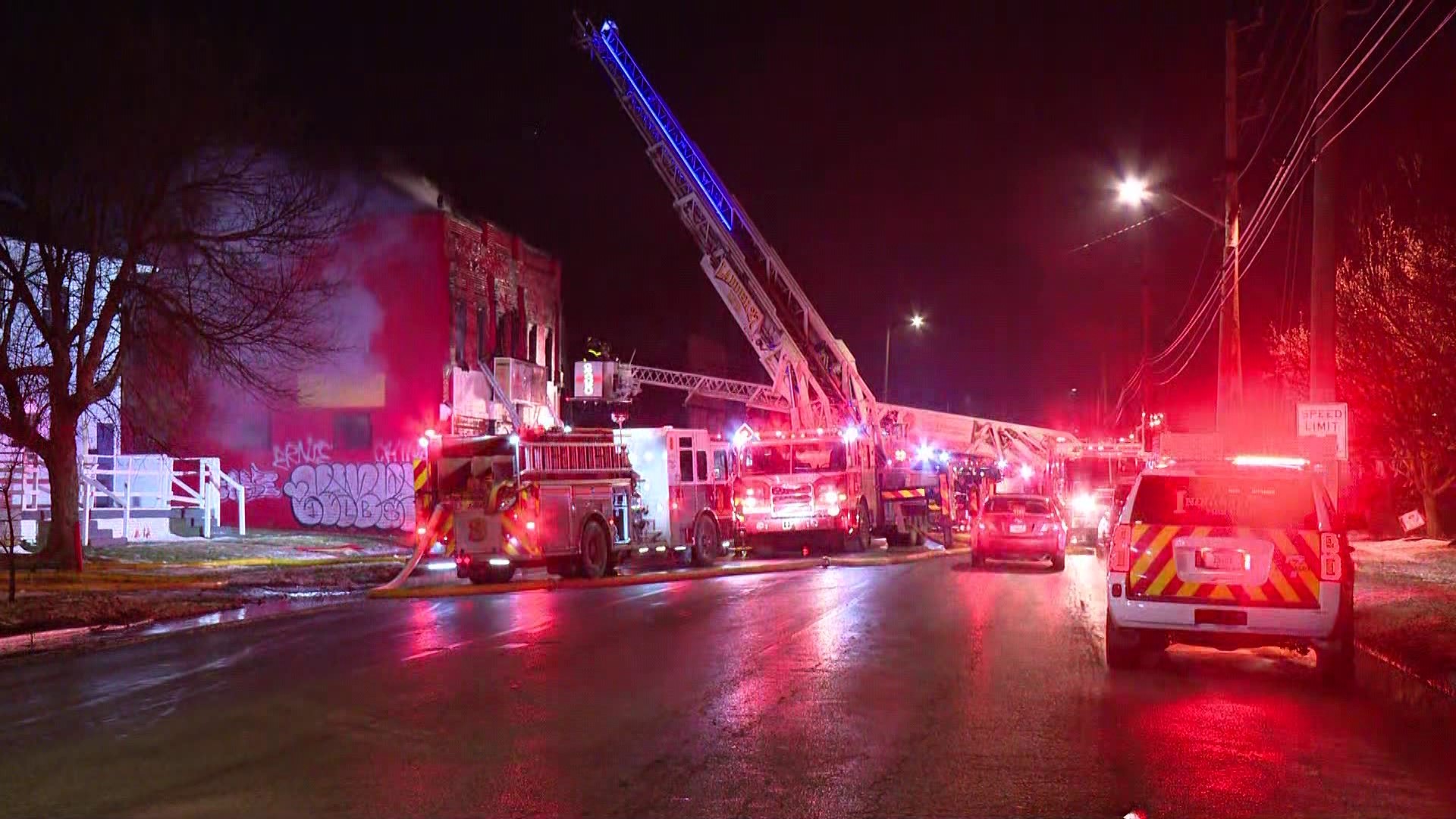 The fire occurred at a vacant building in the 2400 block of East Washington Street. No injuries were reported, IFD said.