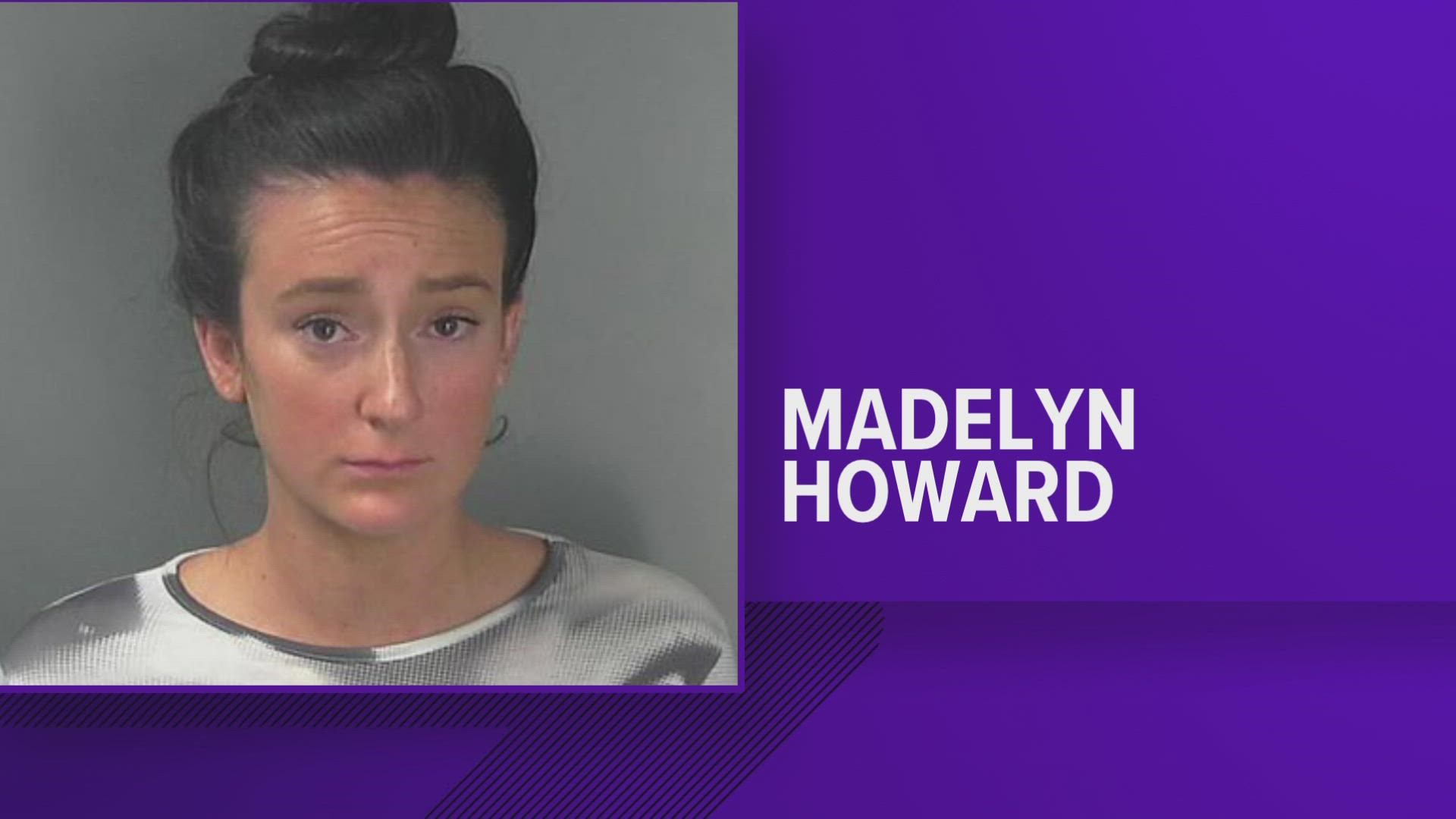 Madelyn Howard, 22, faces a number of charges in his death including reckless homicide and DWI involving death.