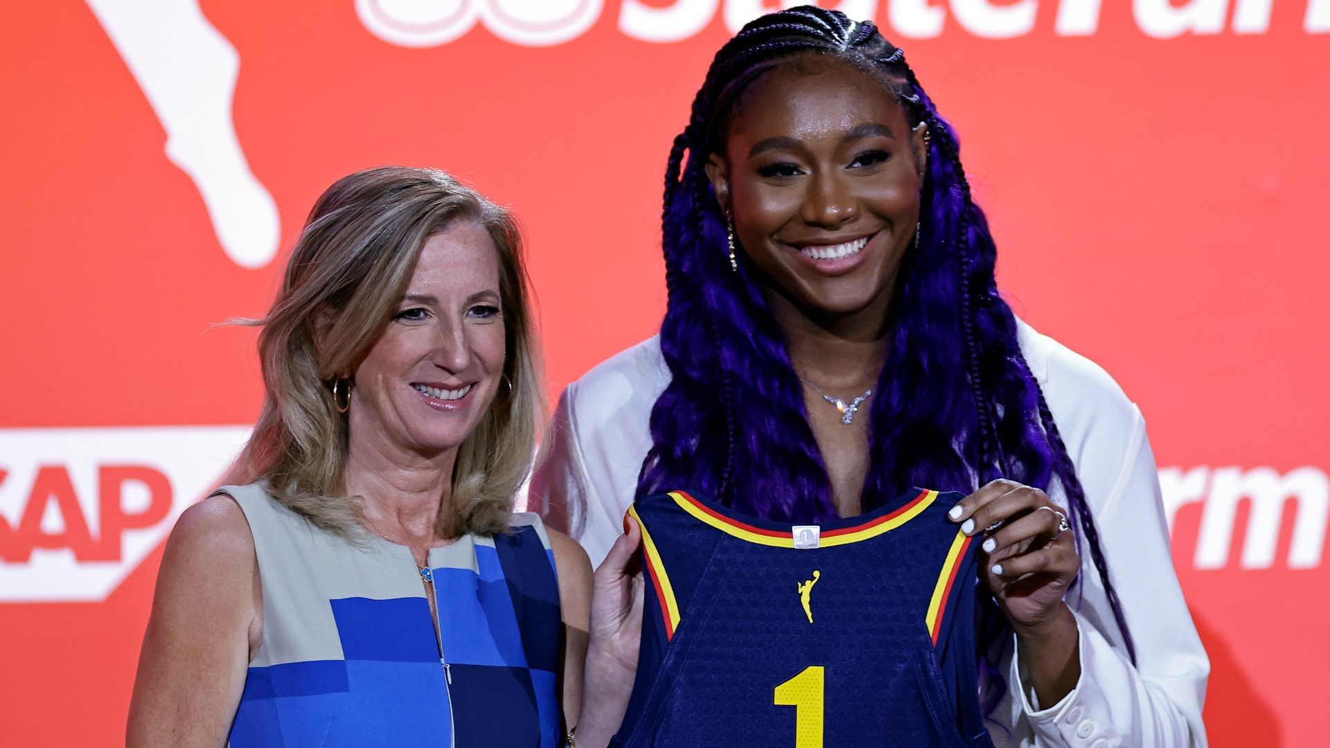 The first number one pick in Indiana Fever history arrived in Indianapolis, ready to get to work.