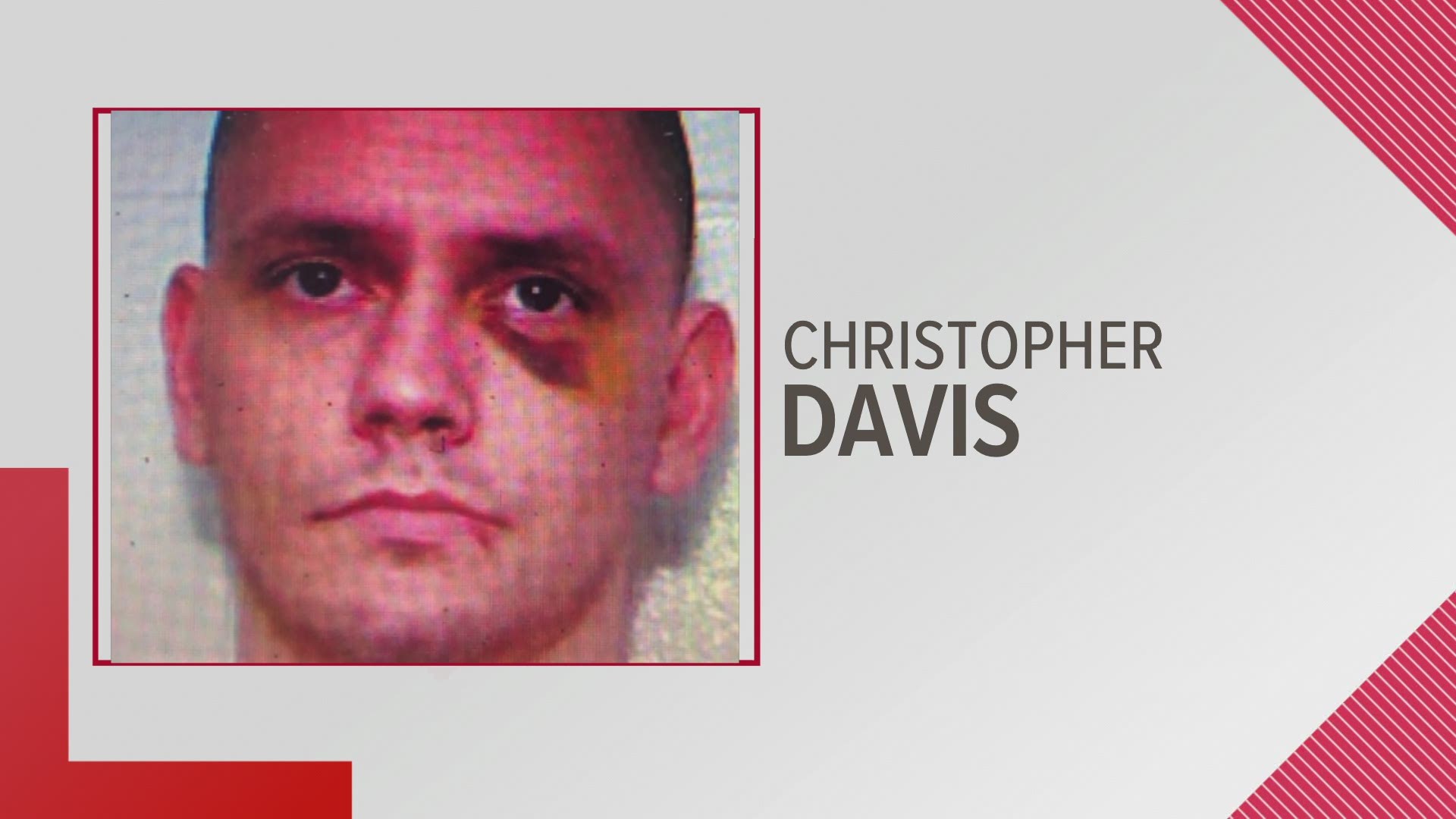 Christopher Davis should be considered dangerous if encountered.