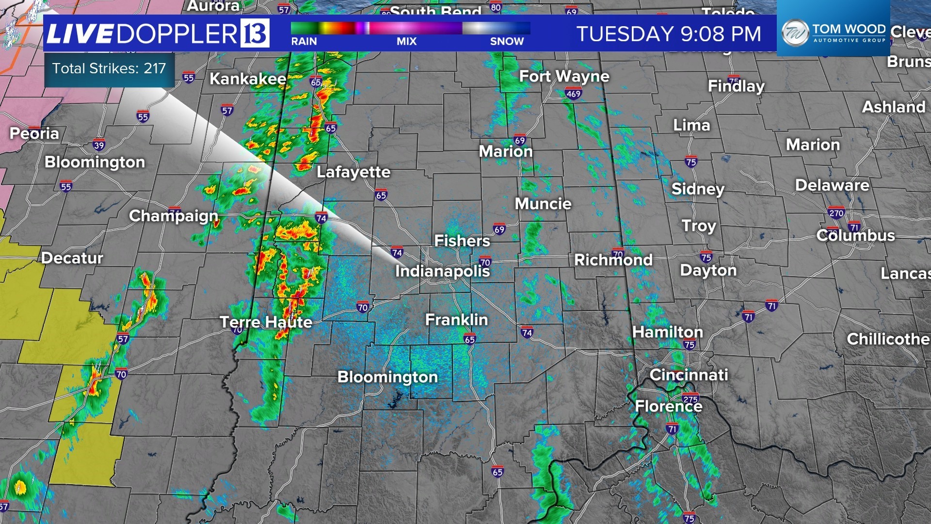 13 Weather Blog: Stormy at times through Thursday | wthr.com