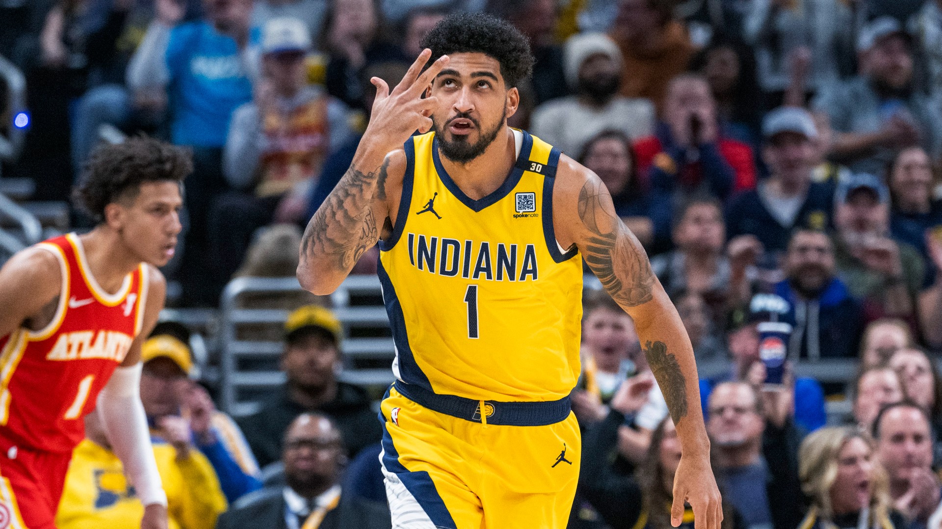 Serene Hawks 132-116 Pacers (jan 26, 2026) Game Recap Artwork in 4K Serene Hawks 132-116 Pacers (jan 26, 2026) Game Recap Artwork in 4K