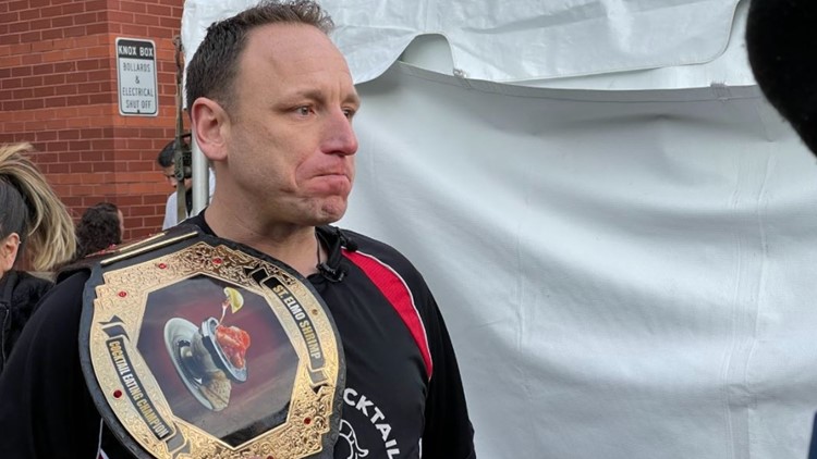 Joey Chestnut sentenced after pleading guilty to slapping man at Joe's ...