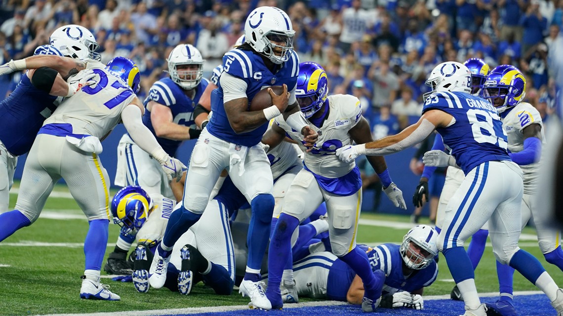 Stafford overcomes injury to throw winning TD pass to Nacua in OT to give  Rams 29-23 win over Colts – KXAN Austin