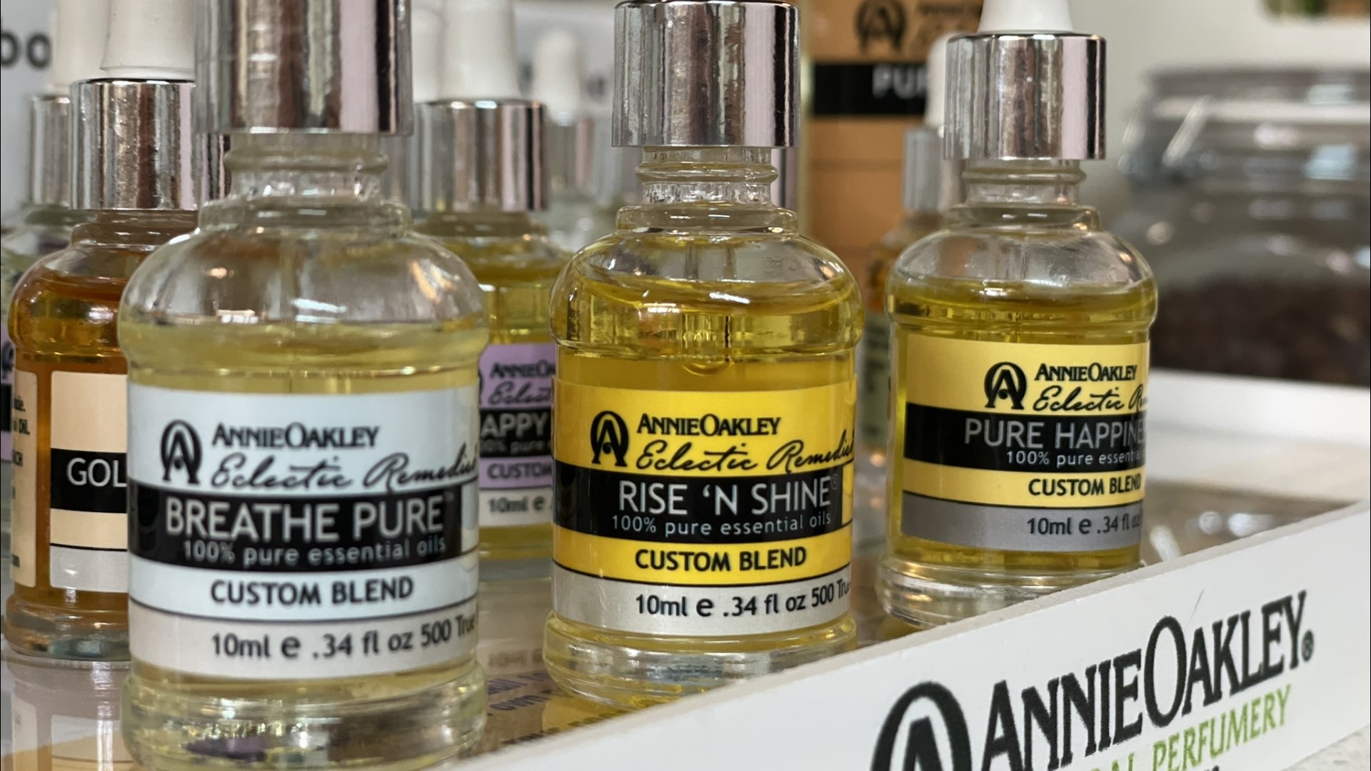 Chuck's Big Adventure in Indiana: Annie Oakley Natural Perfumery makes  Sunrise scent 
