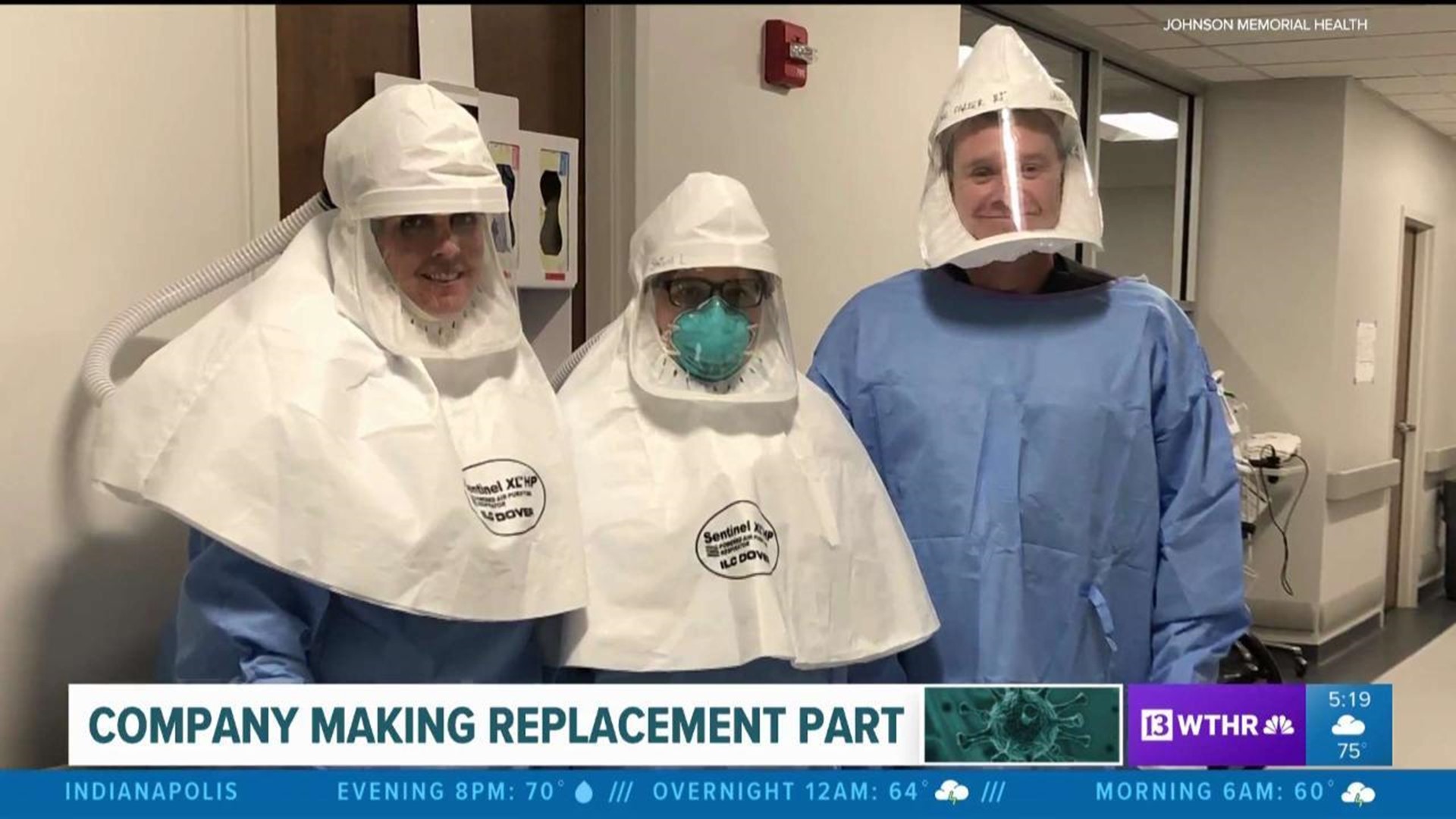 Company making replacement parts for health care workers