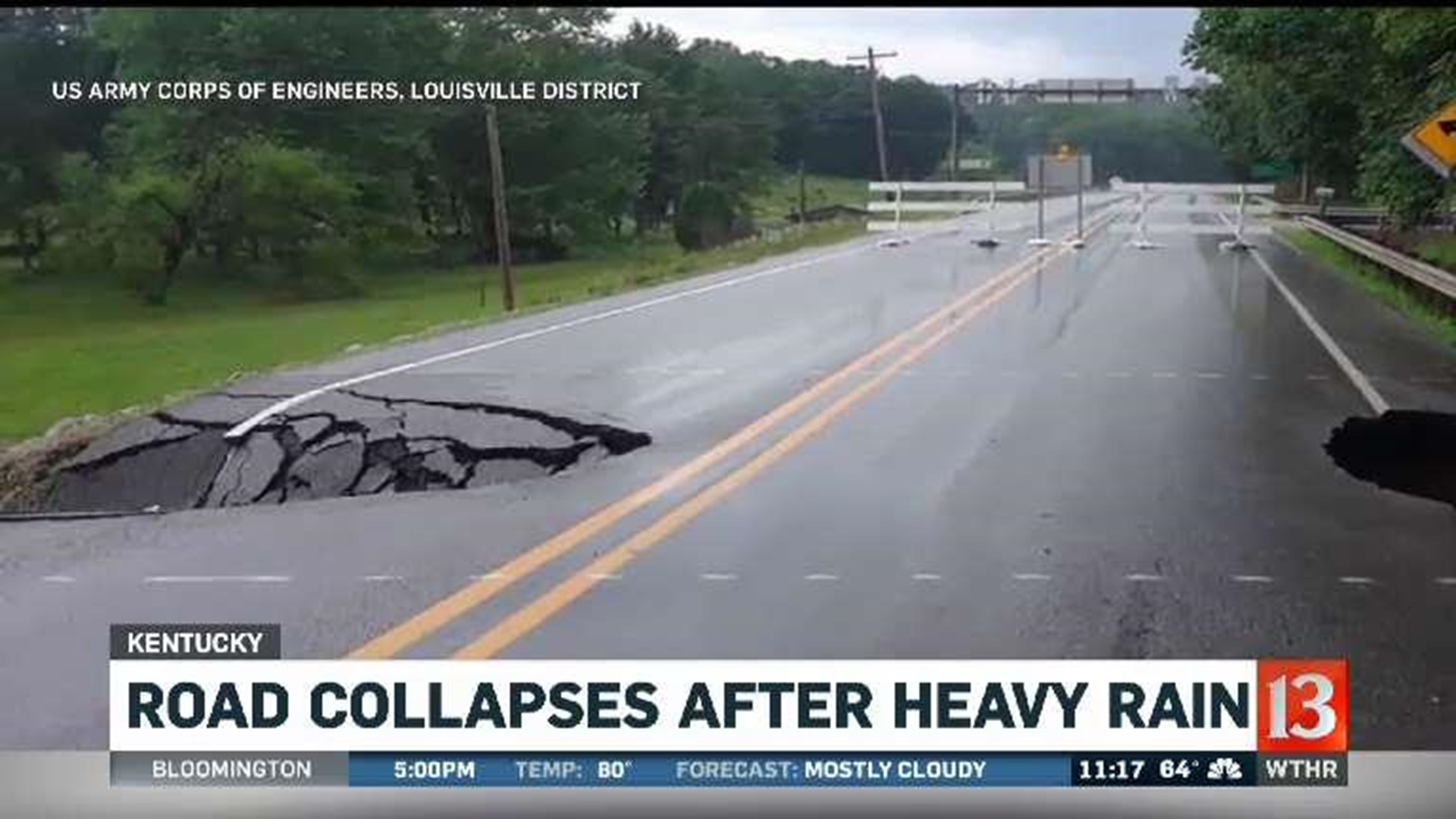 Louisville Road Damage