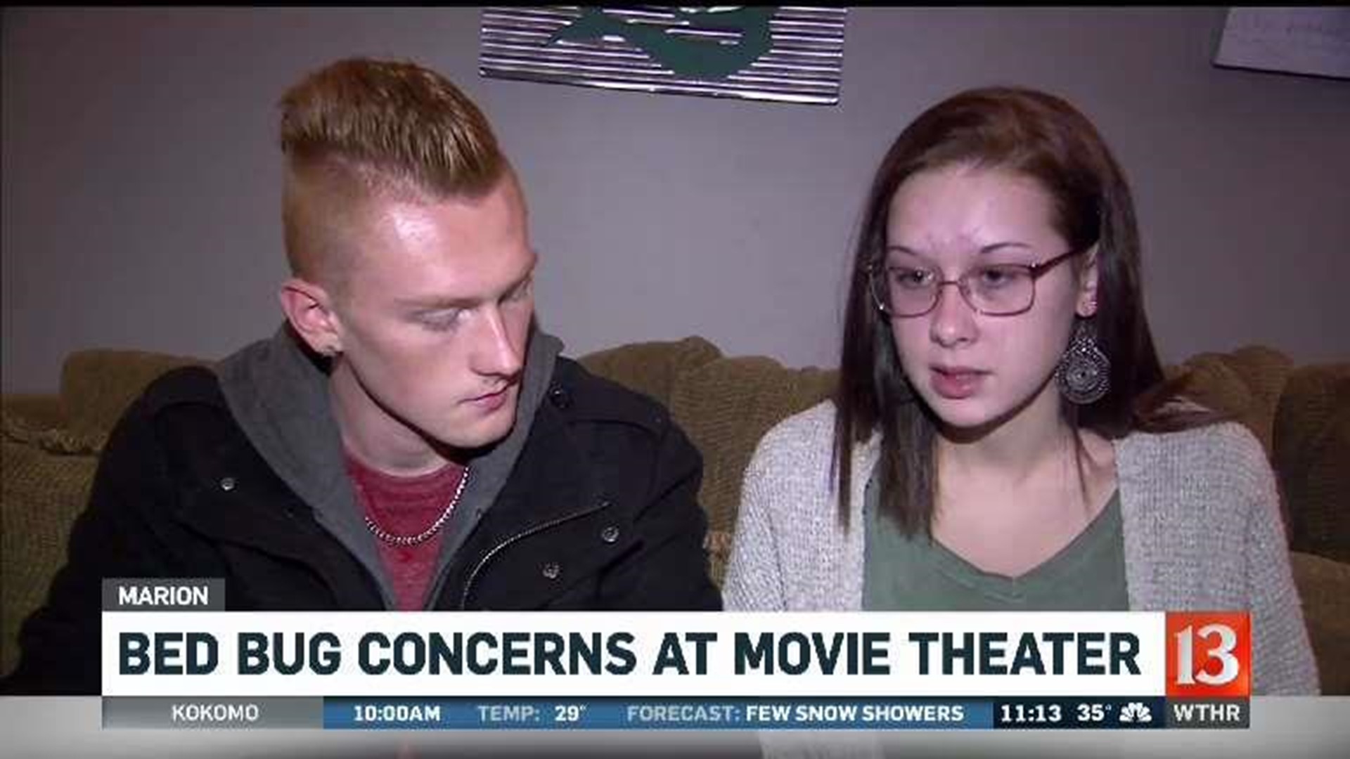 Marion woman says bed bugs bit her at local theater | wthr.com