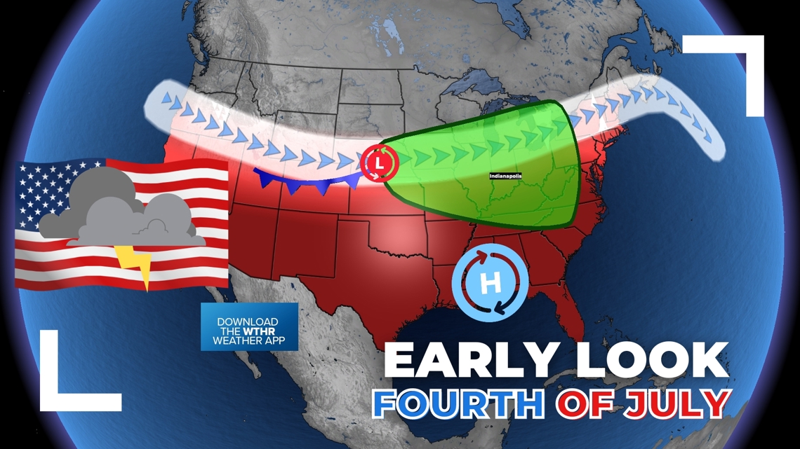Early look: Tracking some rain chances for the Fourth of July | wthr.com
