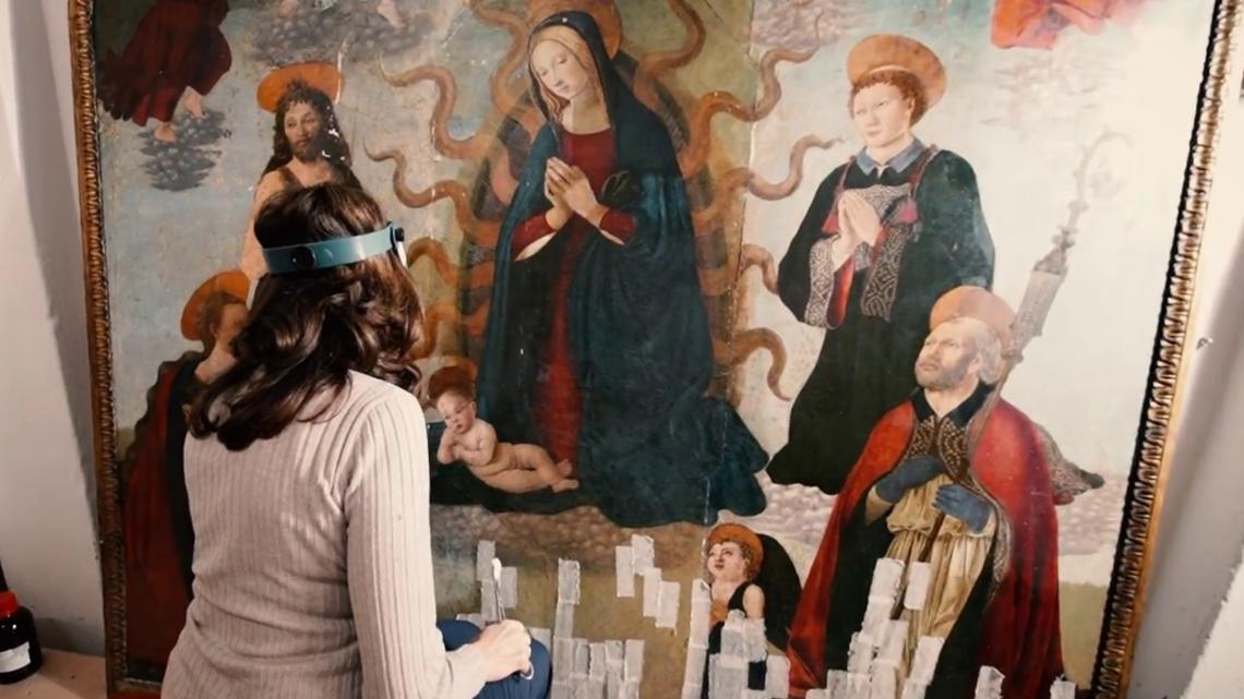 Friends of Florence making a huge impact with art restoration | Journey to Italy