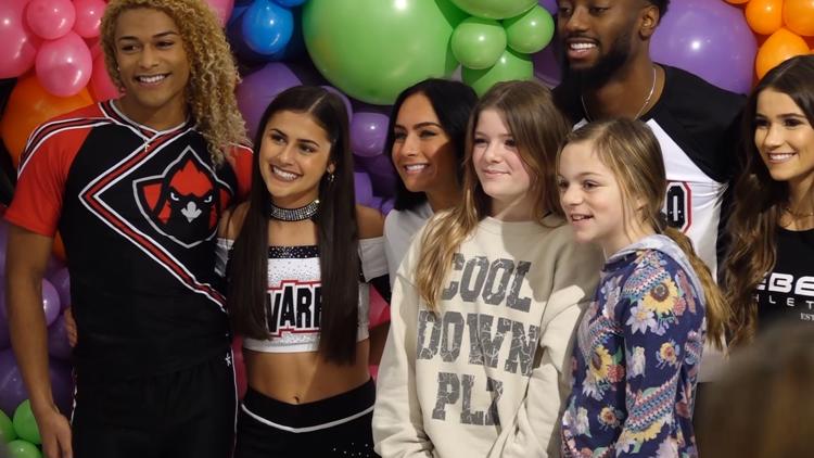The cast of 'Cheer' is in Indianapolis. Here's where to meet them