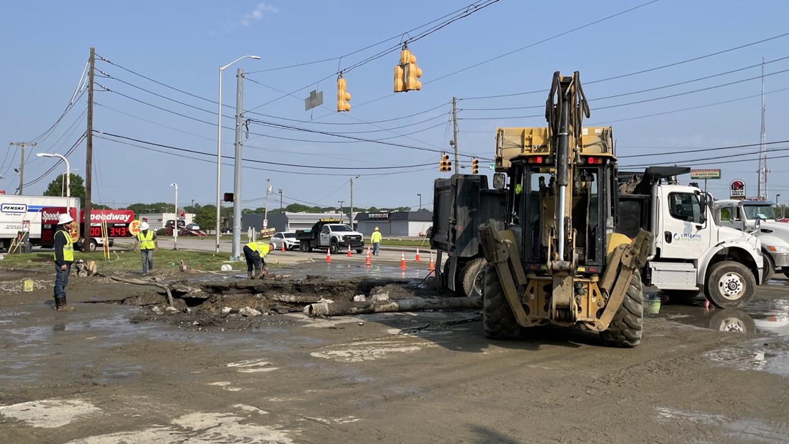 Madison Avenue closed near Hanna Avenue due to water main break - Vimarsana News