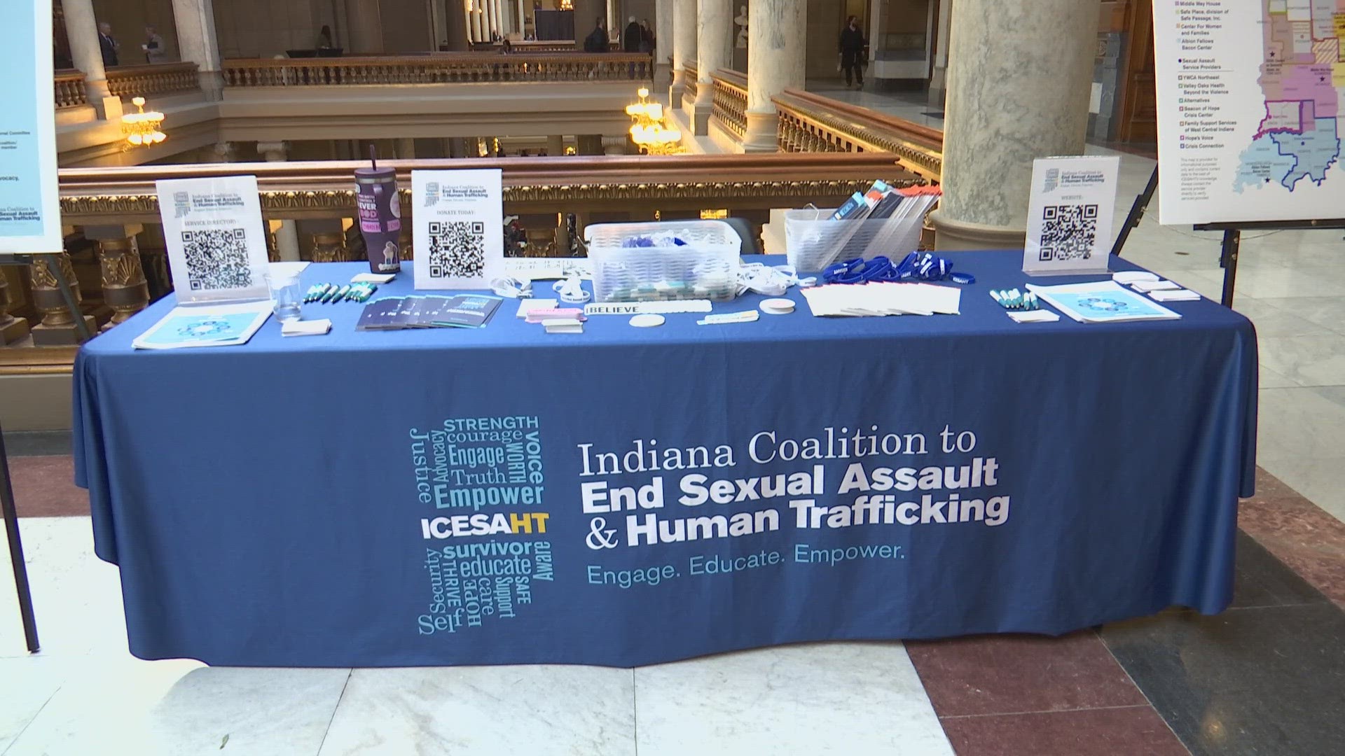 Victim Advocates Gather At Indiana Statehouse To Mark Human Trafficking ...