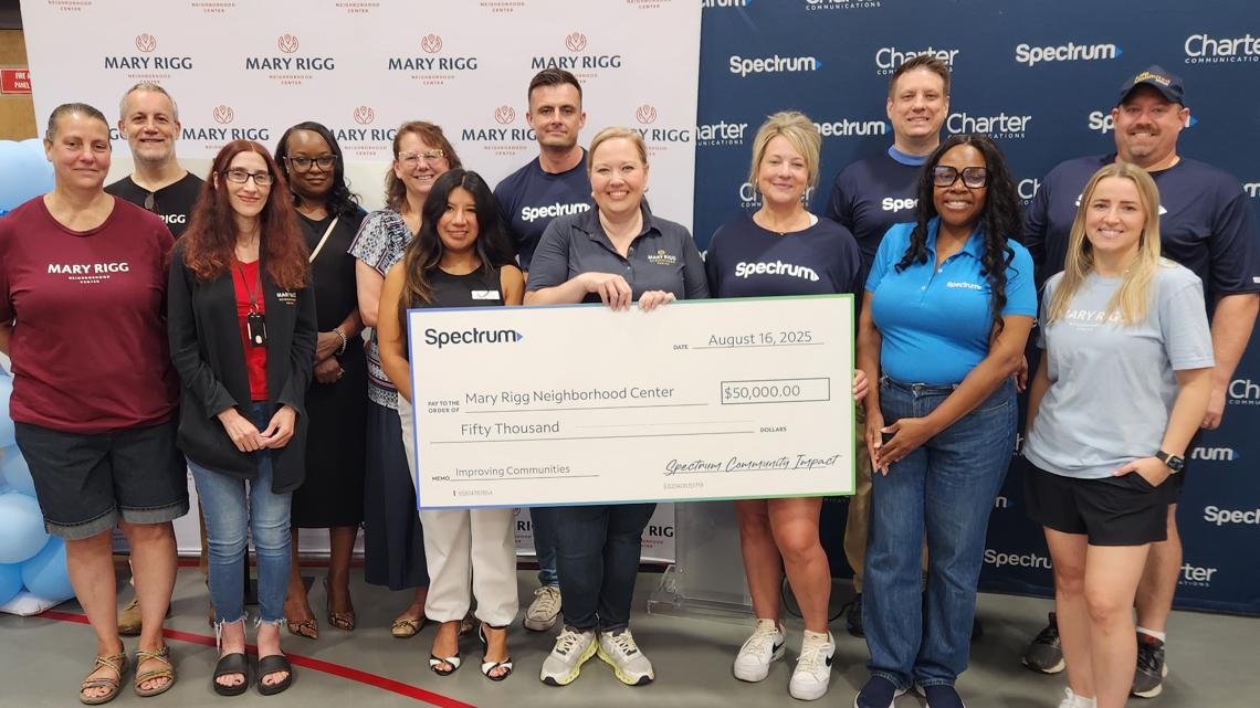 Mary Riggs Spectrum donates $50K to Mary Rigg Neighborhood Center in Indianapolis ...