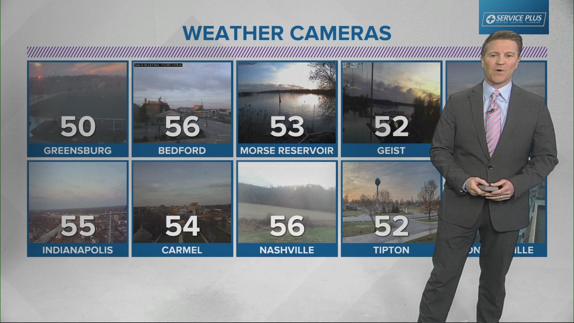 Sean has your latest forecast. Get more updates with the WTHR Weather app.