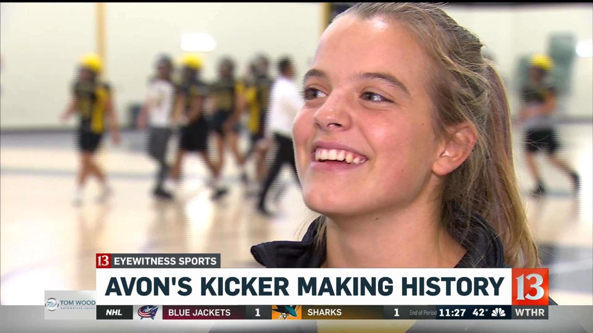 Avon Female Football Player Making History