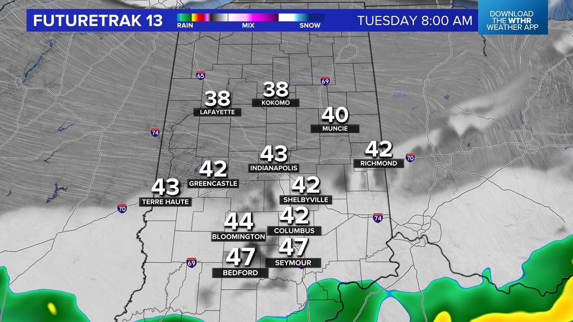 Rain returns to central Indiana Tuesday afternoon | wthr.com