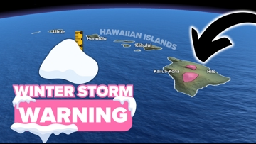 Blizzard conditions with up to 2 feet of snow possible in Hawaii wthr