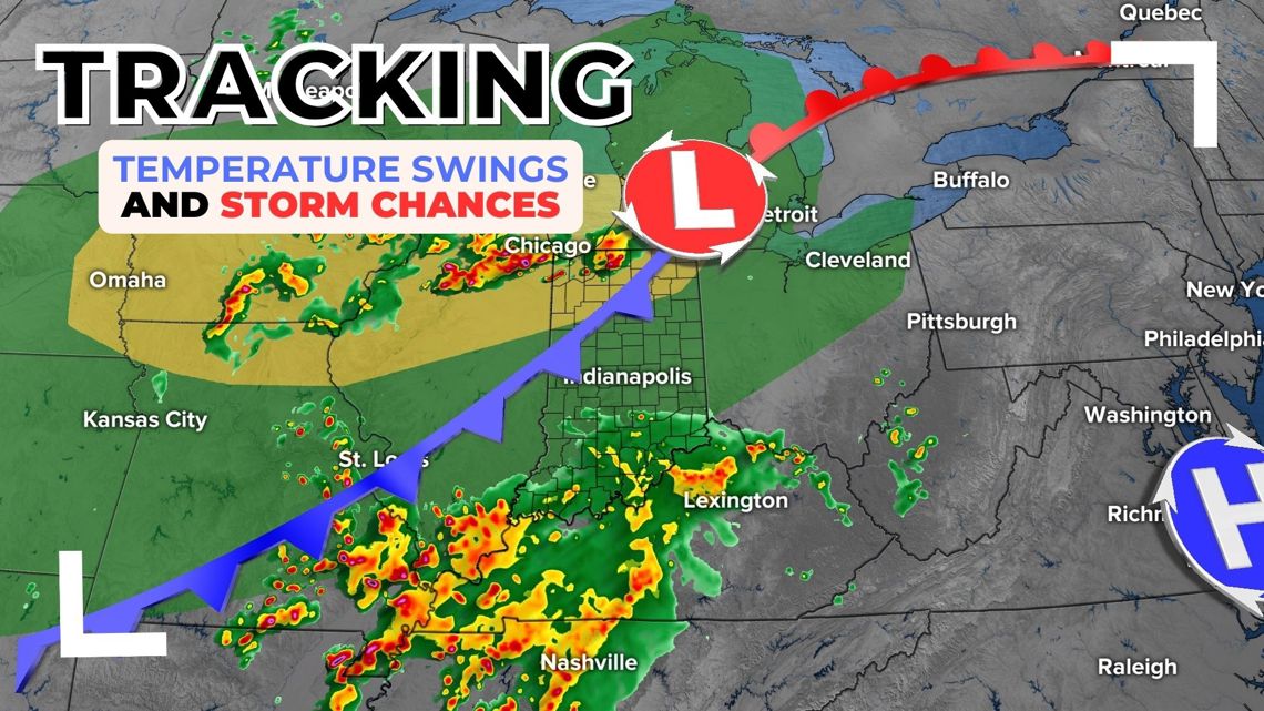 Storm chances, temperature changes | Live Doppler 13 Weather Blog ...