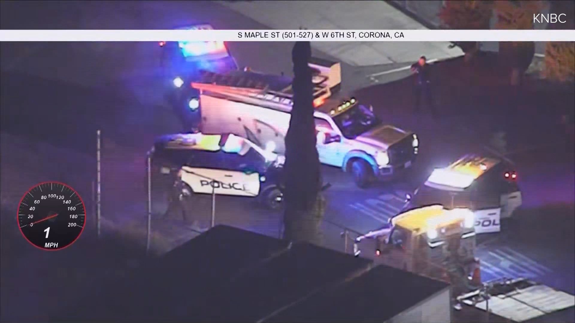 A police chase across several southern California counties came to a wild conclusion Monday night.