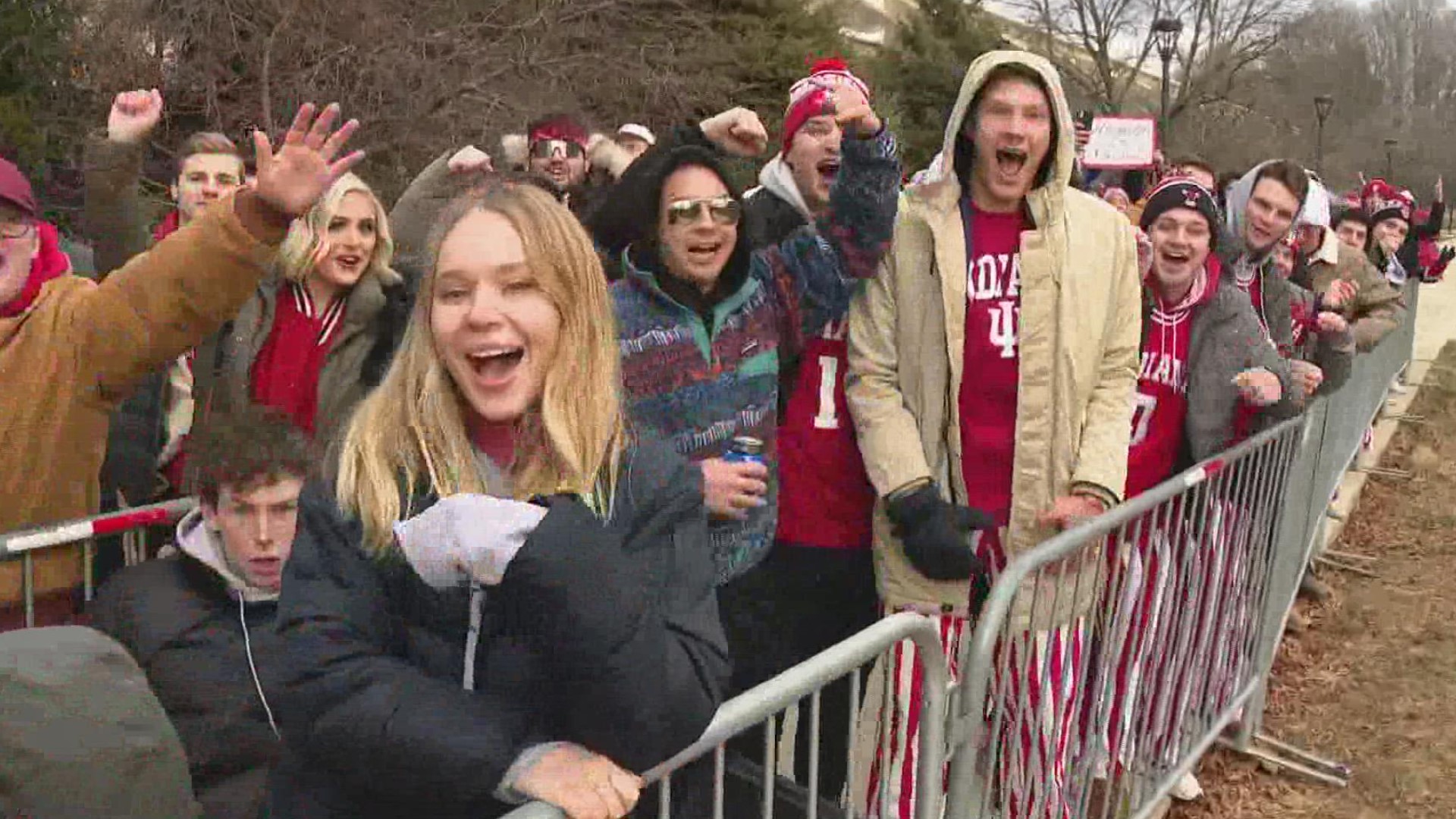 Dave Calabro visited the IU Bloomington campus Thursday ahead of a big basketball matchup with Purdue.