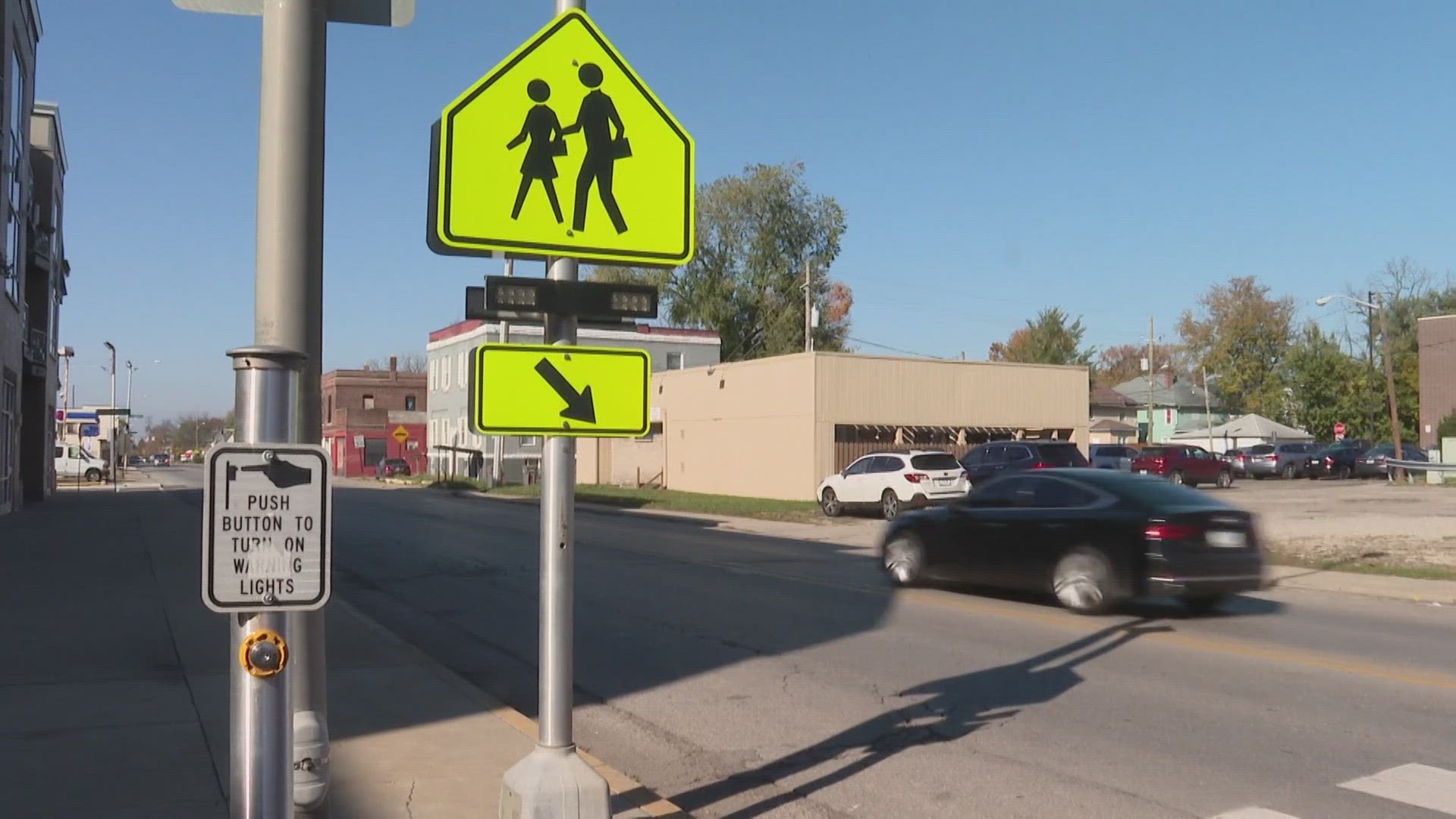 13News reporter Lauren Kostiuk takes a look at some of the new technology that has been added to help increase crosswalk safety in school zones.