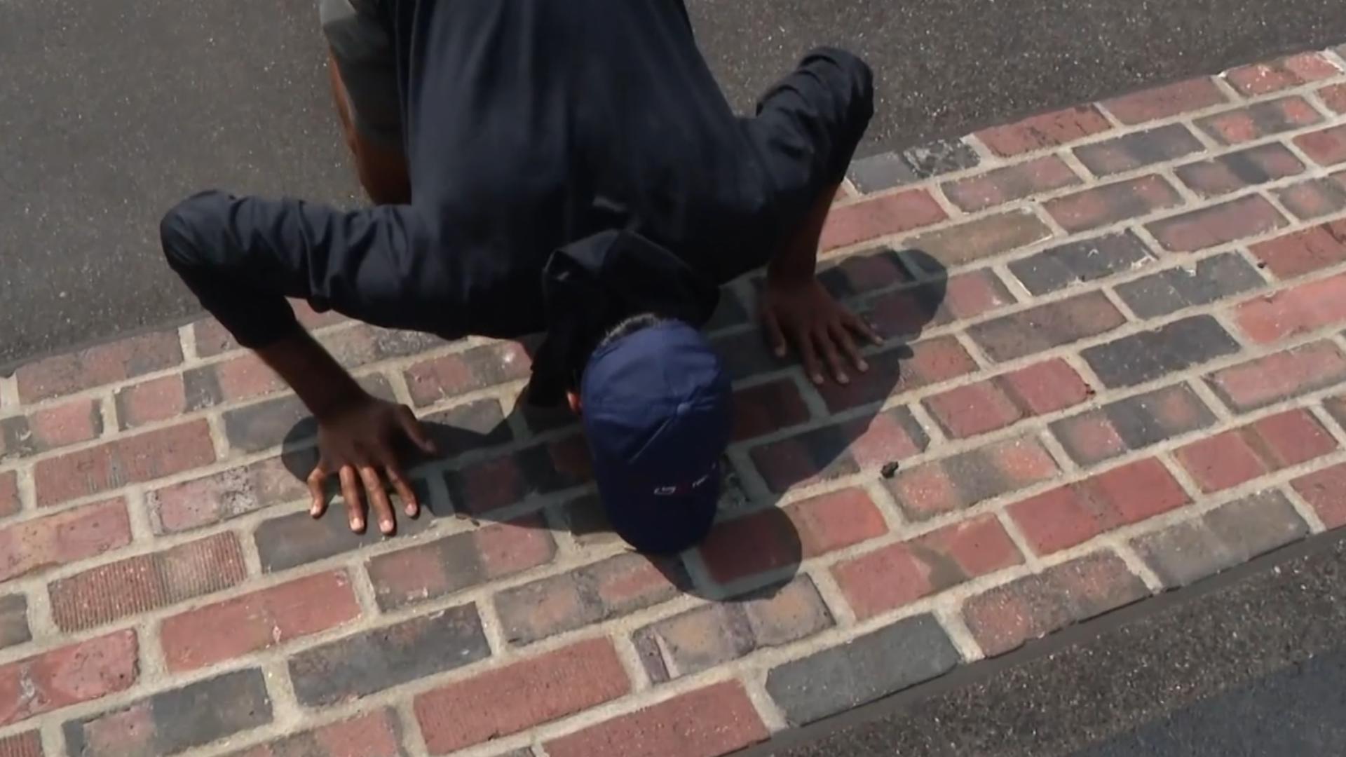 Olympic silver medalist Rajeev Ram got a special tour of IMS Wednesday from INDY NXT driver Yuven Sundaramoorthy.