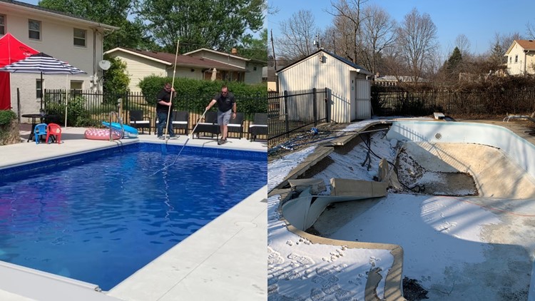 See the new $100,000+ pool donated to an Indy grandma following her backyard disaster