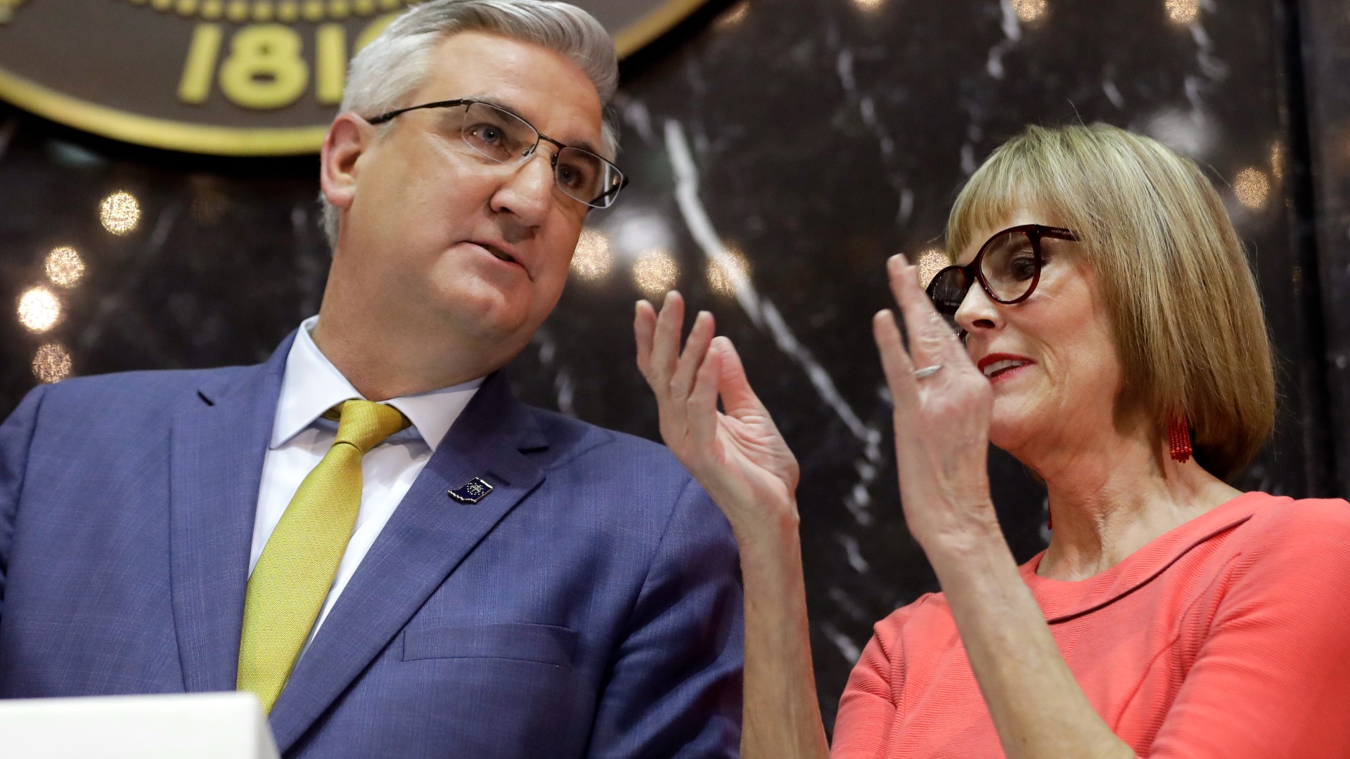 Lt. Gov. Crouch levels rare criticism at her boss | wthr.com