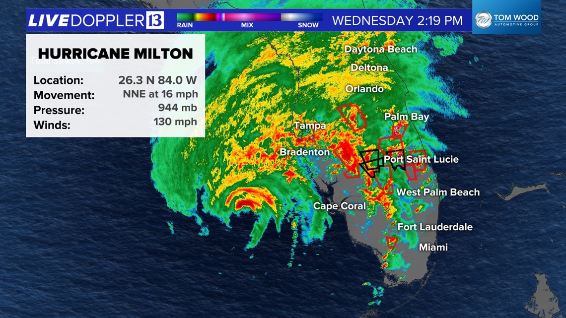 Hurricane Milton now a Category 5 hurricane wthr