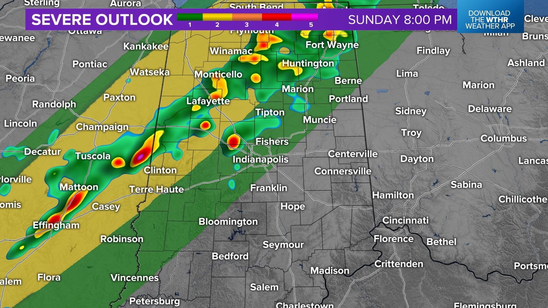 Storms Possible Tonight In Central Indiana, Some Severe | Wthr.com