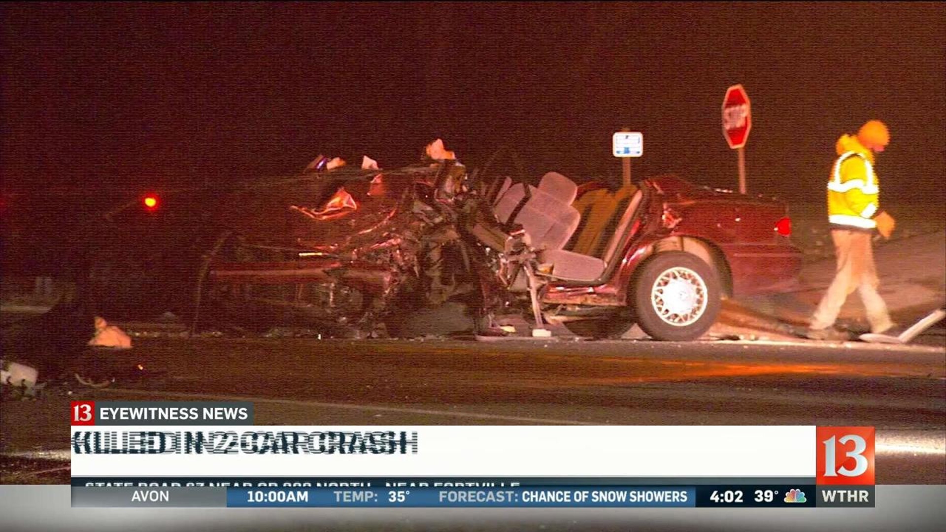 Man killed in 2 car crash