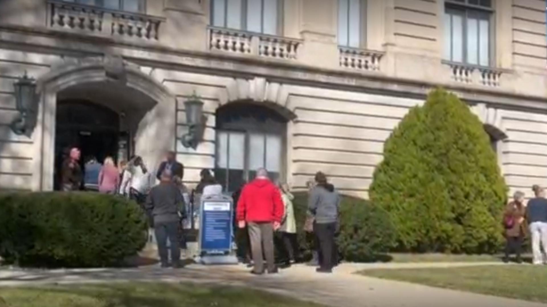 Families of the victims are returning to the Carroll County Courthouse after the jury has been deliberating for days in the trial of Richard Allen.