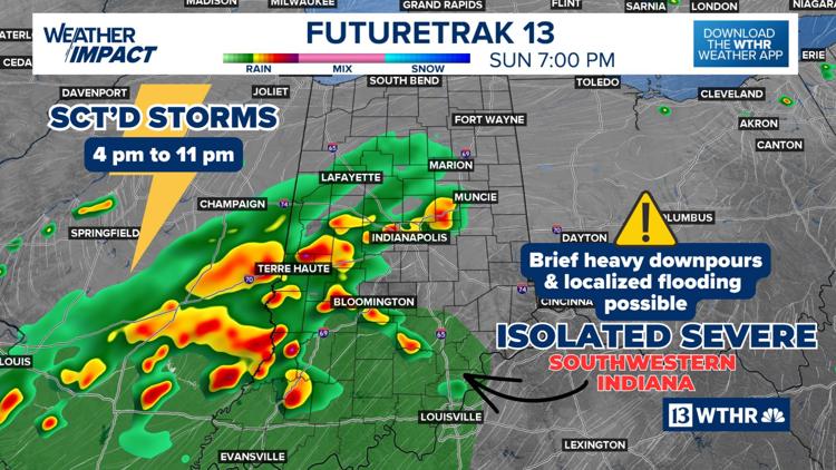 Storms again today, latest Sunday timeline in central Indiana | 13Weather Blog