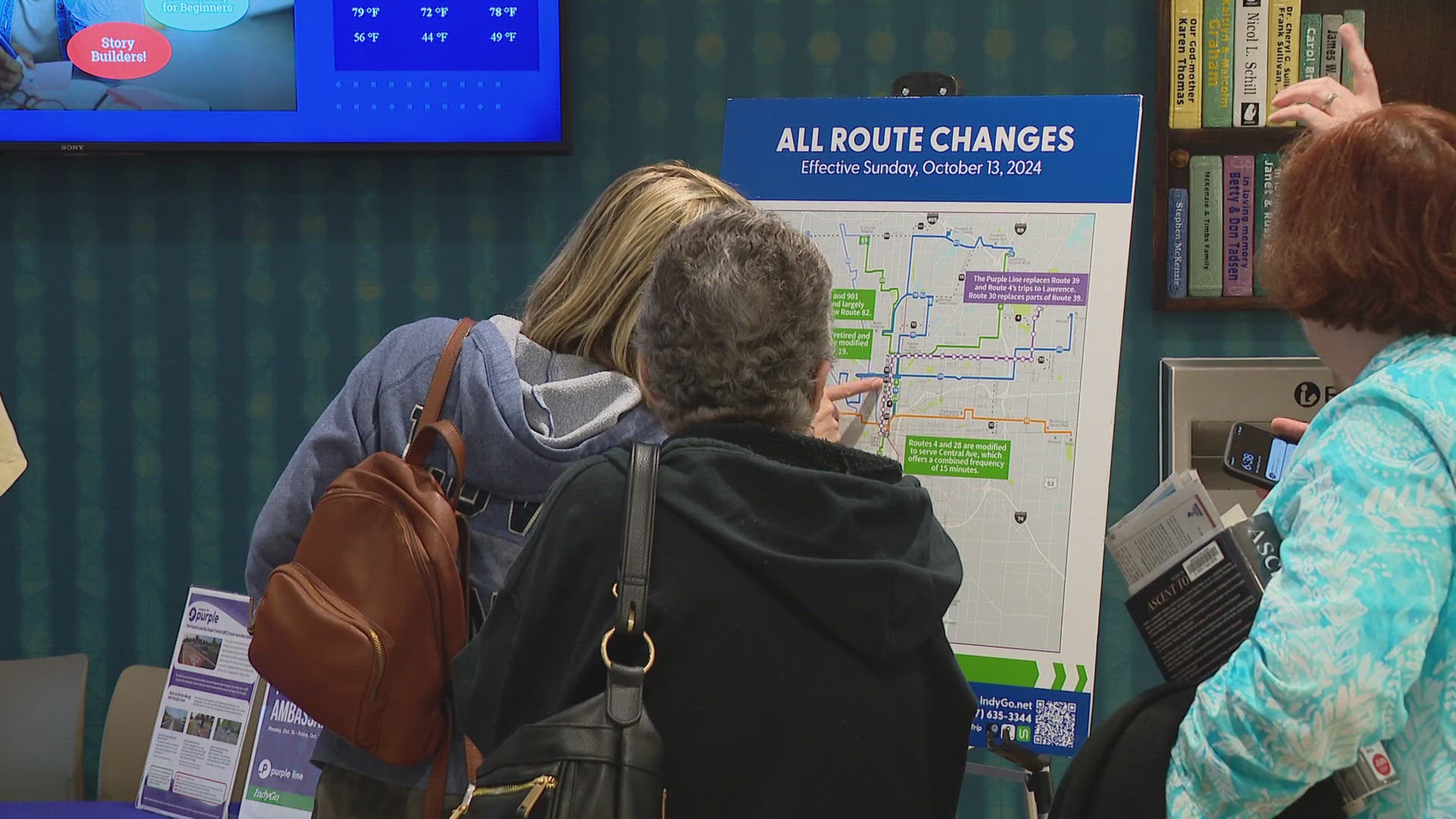 Residents got to ask questions about the 15-mile bus route.