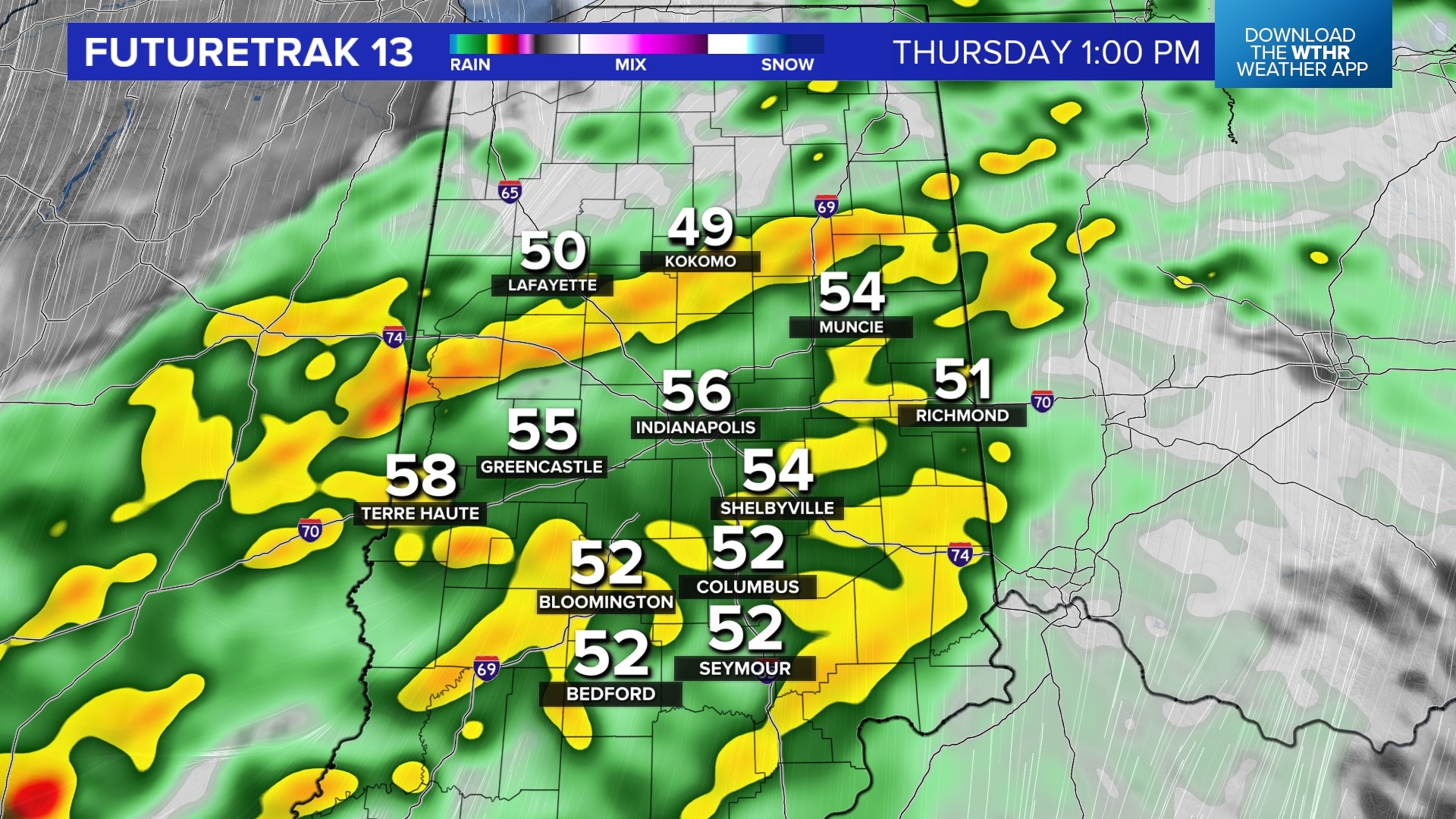 Highs in the 60s Wednesday before rain and storms Thursday | wthr.com