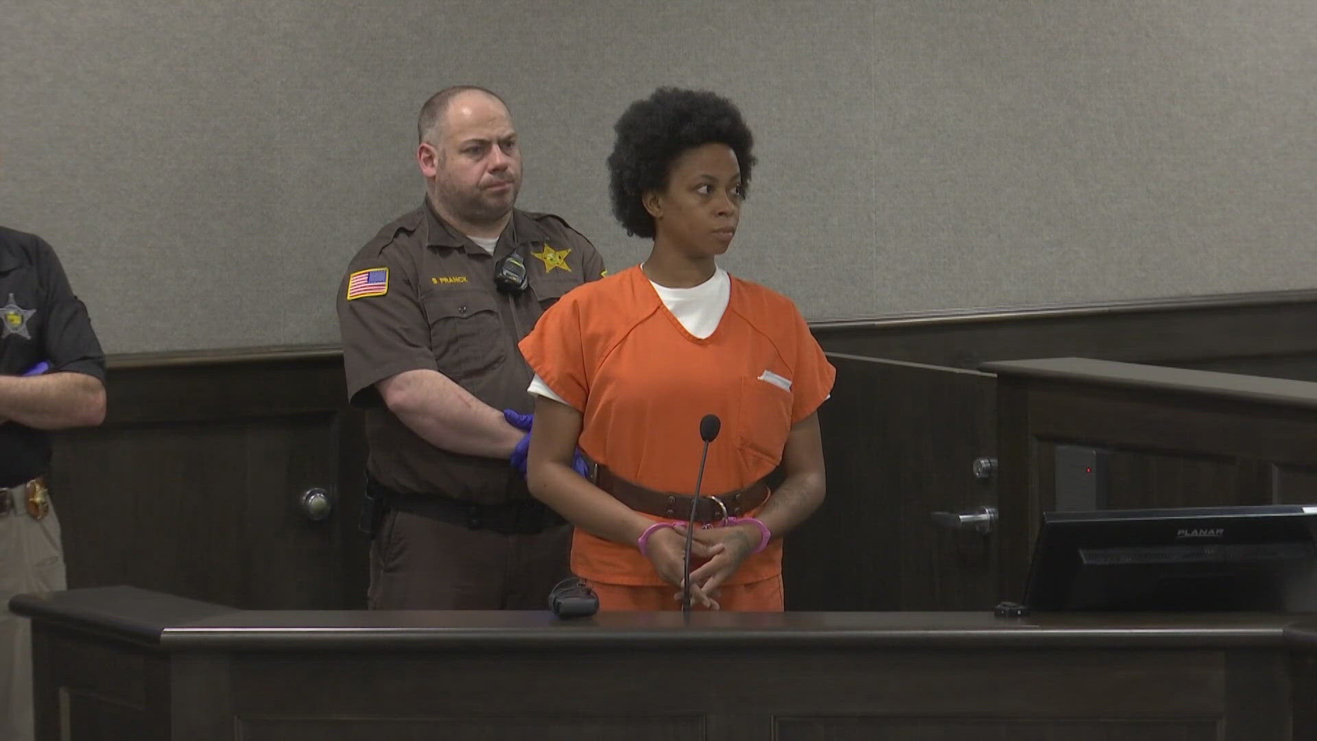 A judge ruled Dejuane Anderson, who is charged with killing her 5-year-old son and dumping his body in southern Indiana, is not competent to stand trial.